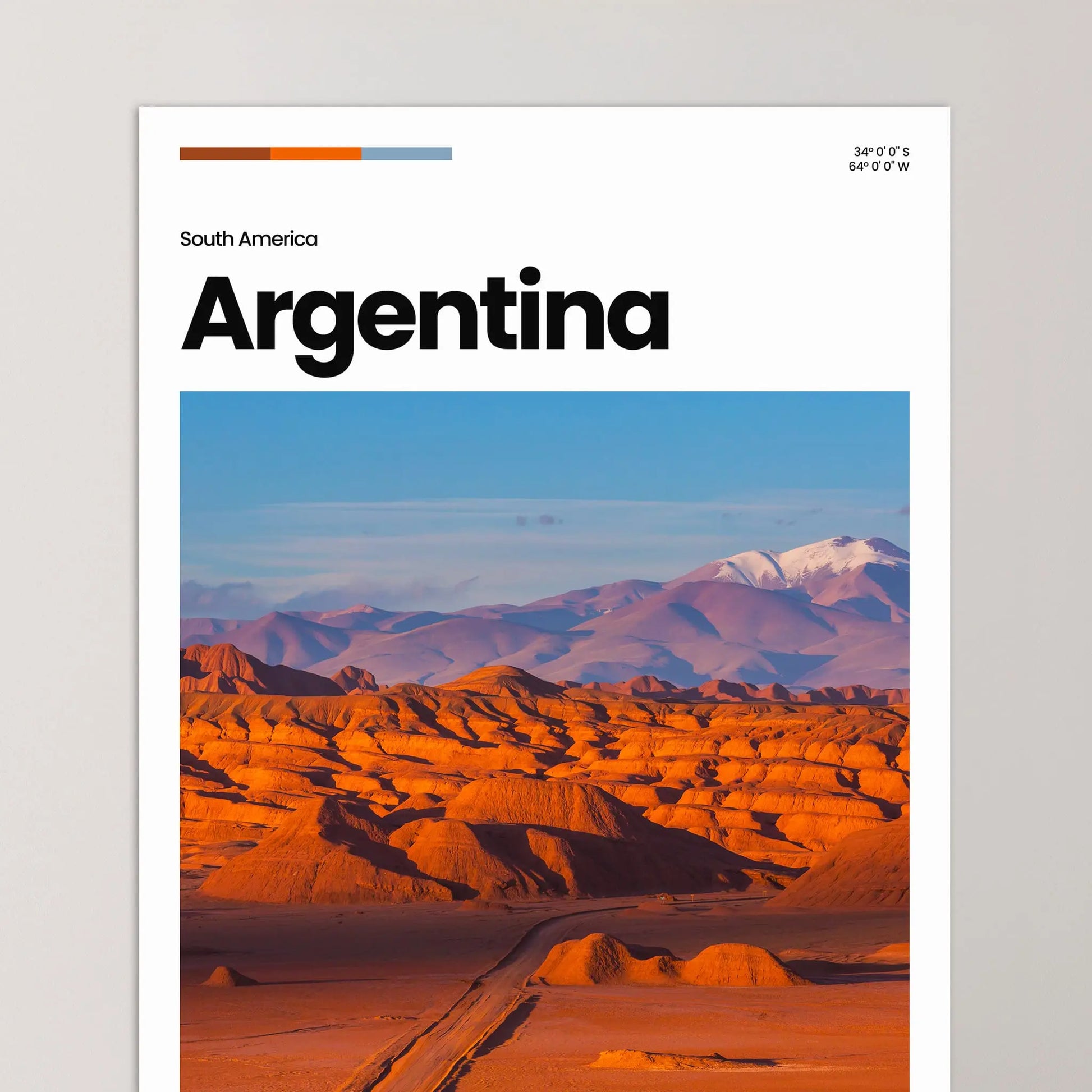 Argentina Poster – Vintage Wall Art Print