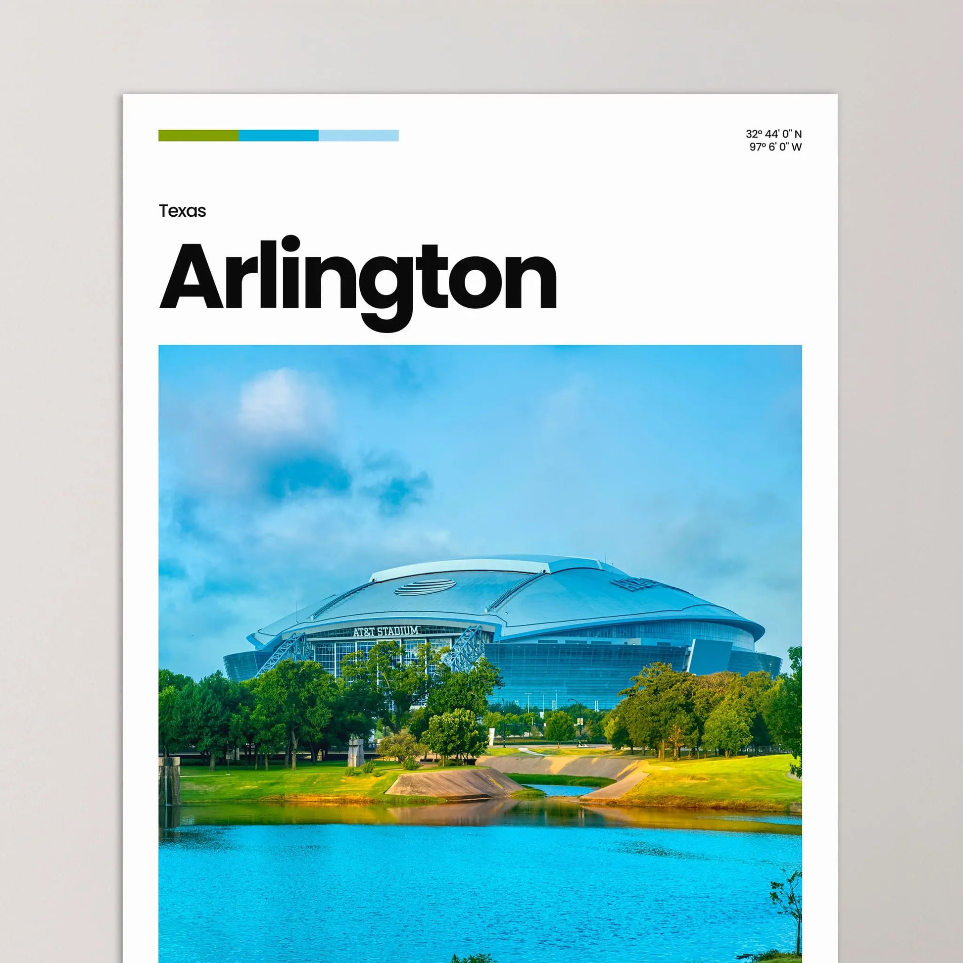 Arlington Poster – Vintage Wall Art Print
