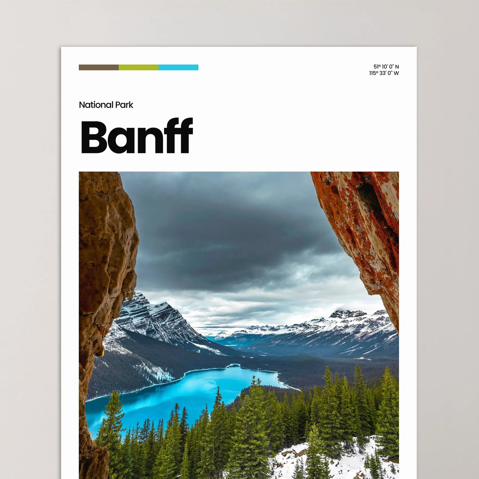 Banff Poster – Vintage Wall Art Print