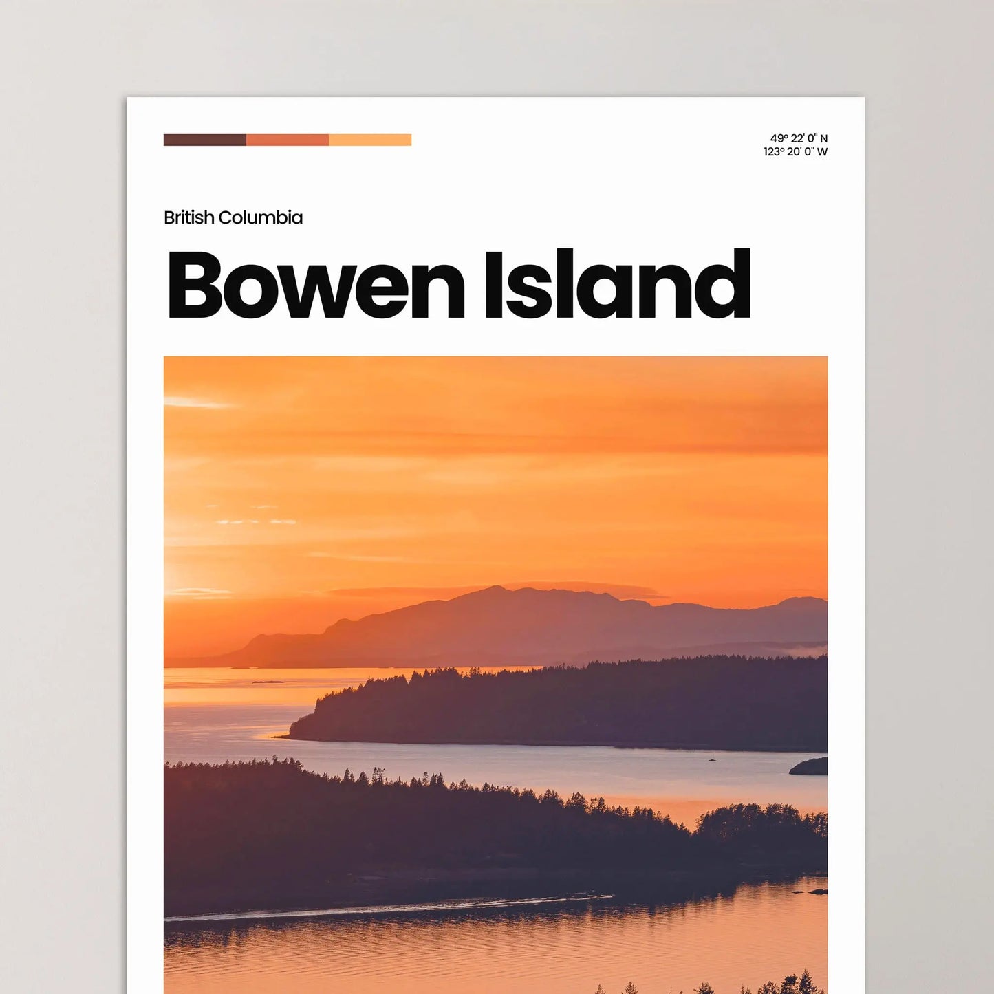Bowen Island Poster