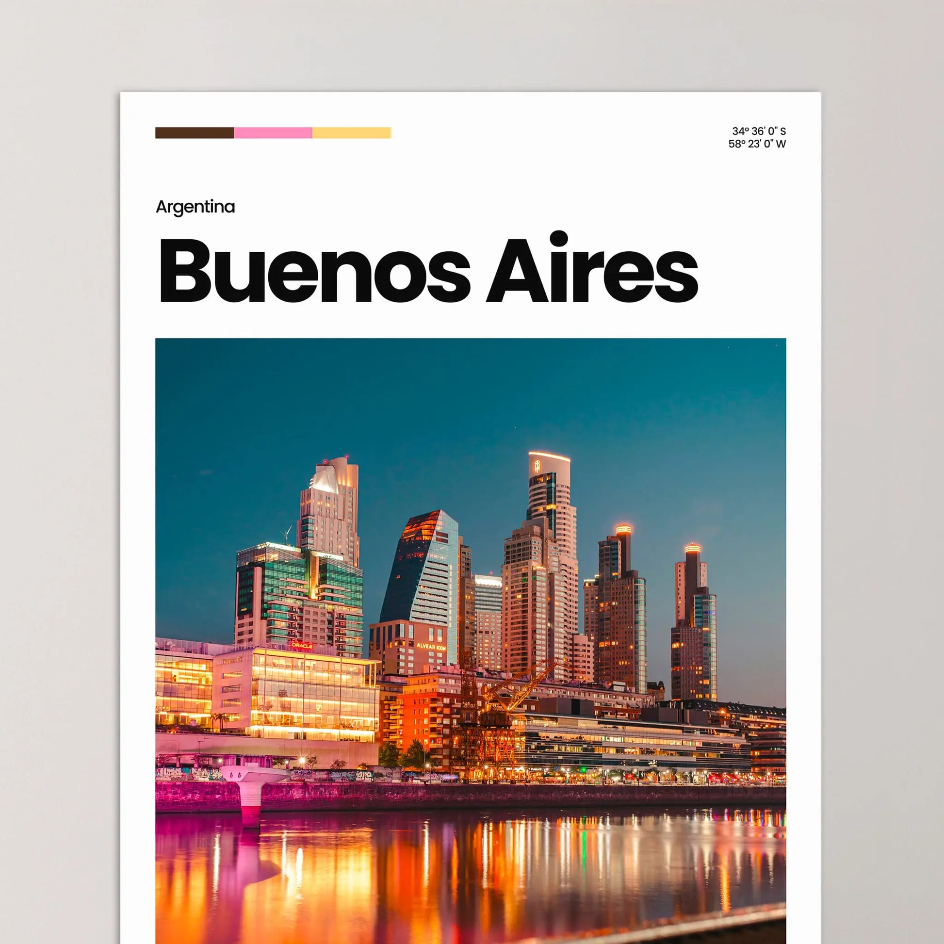 Buenos Aires Poster – Vintage Wall Art Print