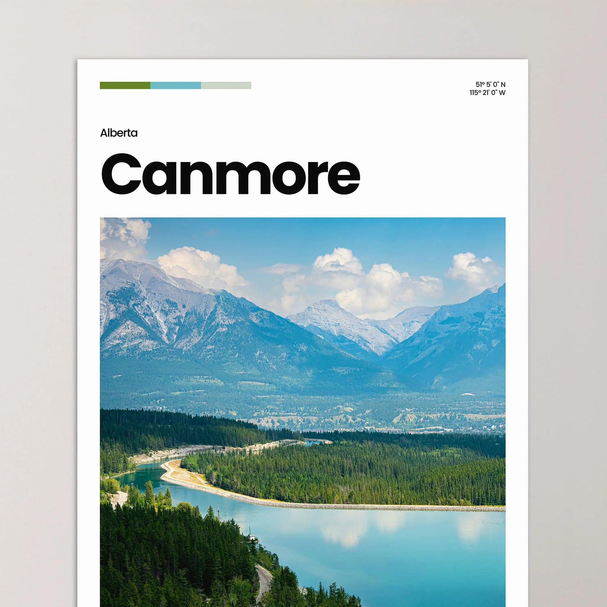 Canmore Poster – Vintage Wall Art Print