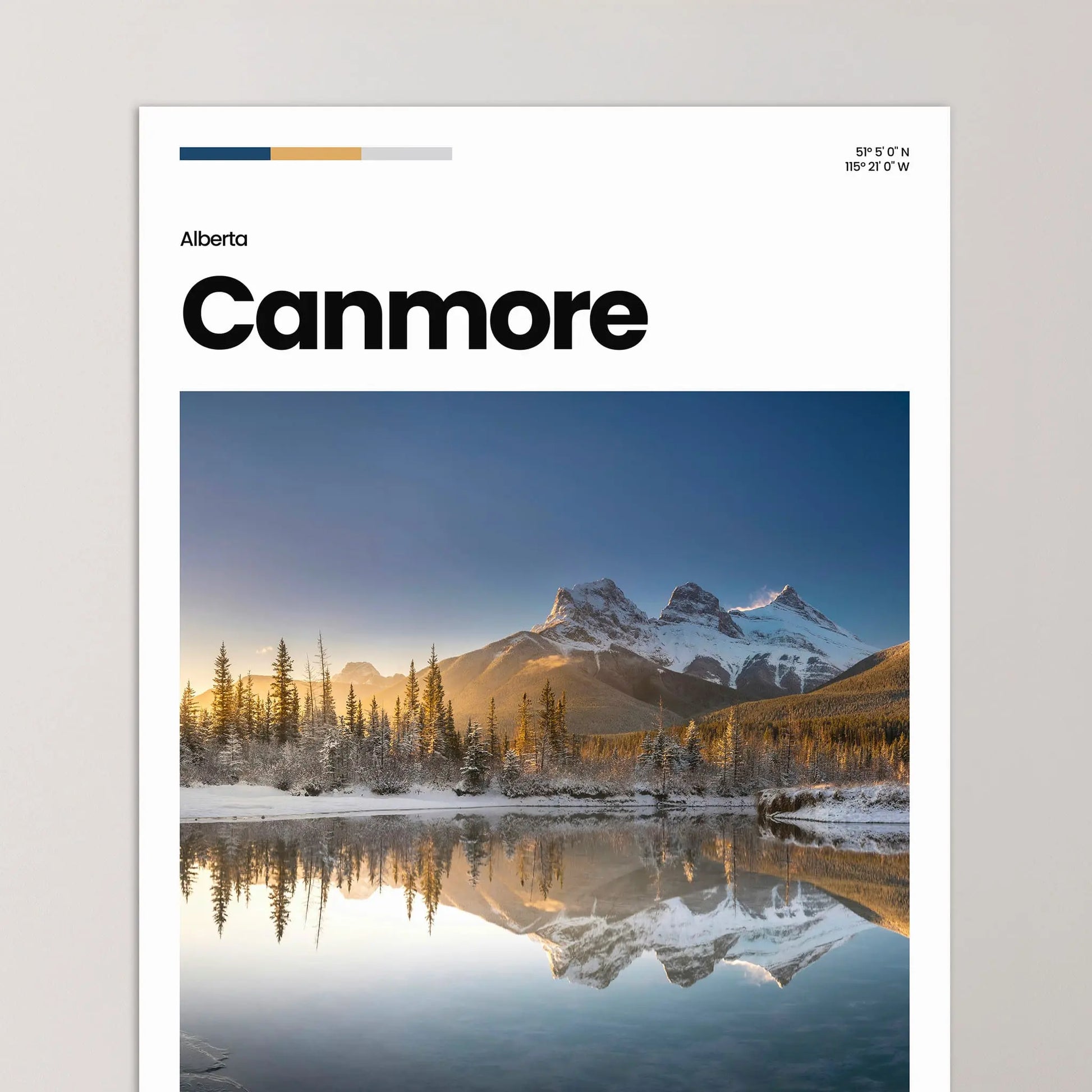 Canmore Poster – Vintage Wall Art Print