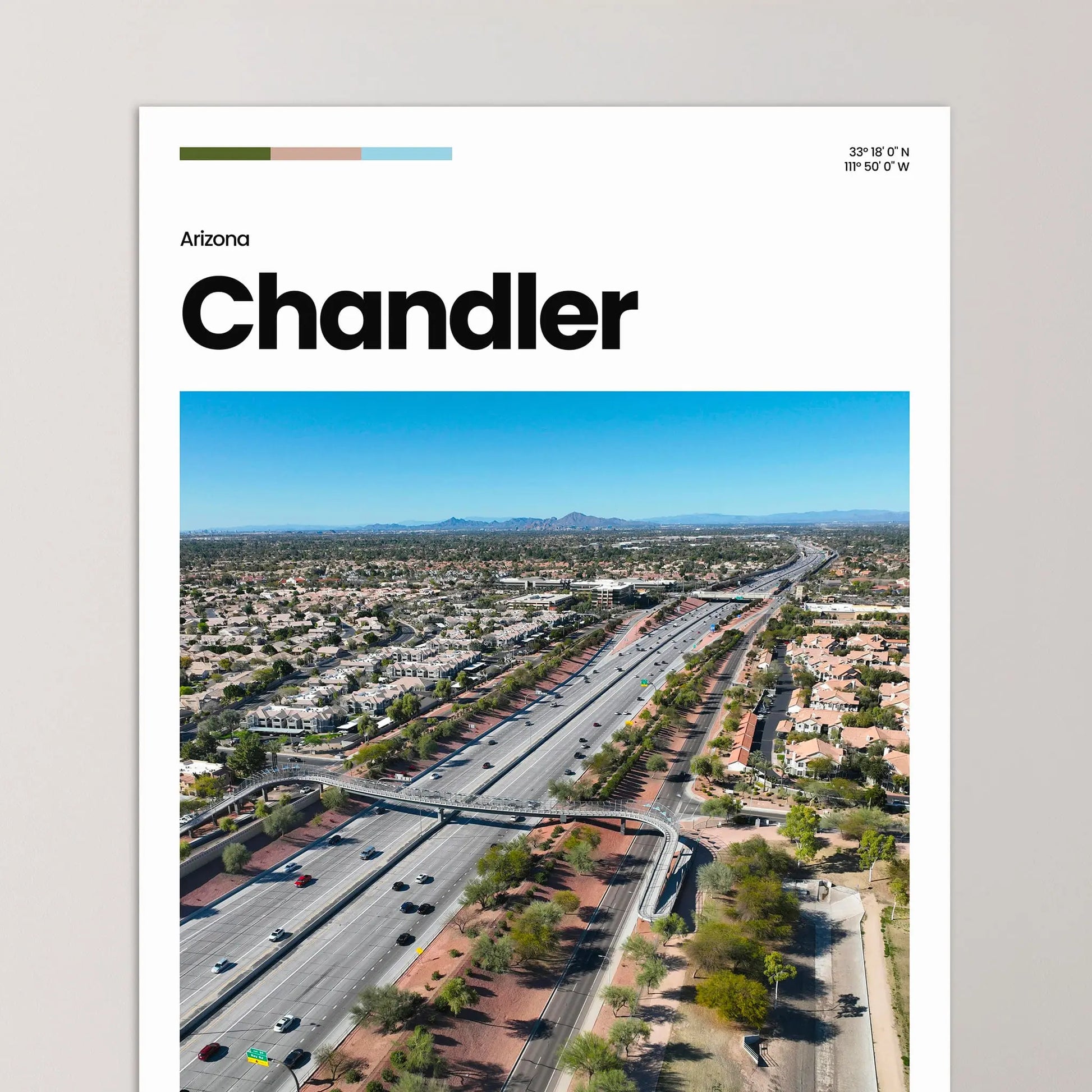 Chandler Poster – Vintage Wall Art Print