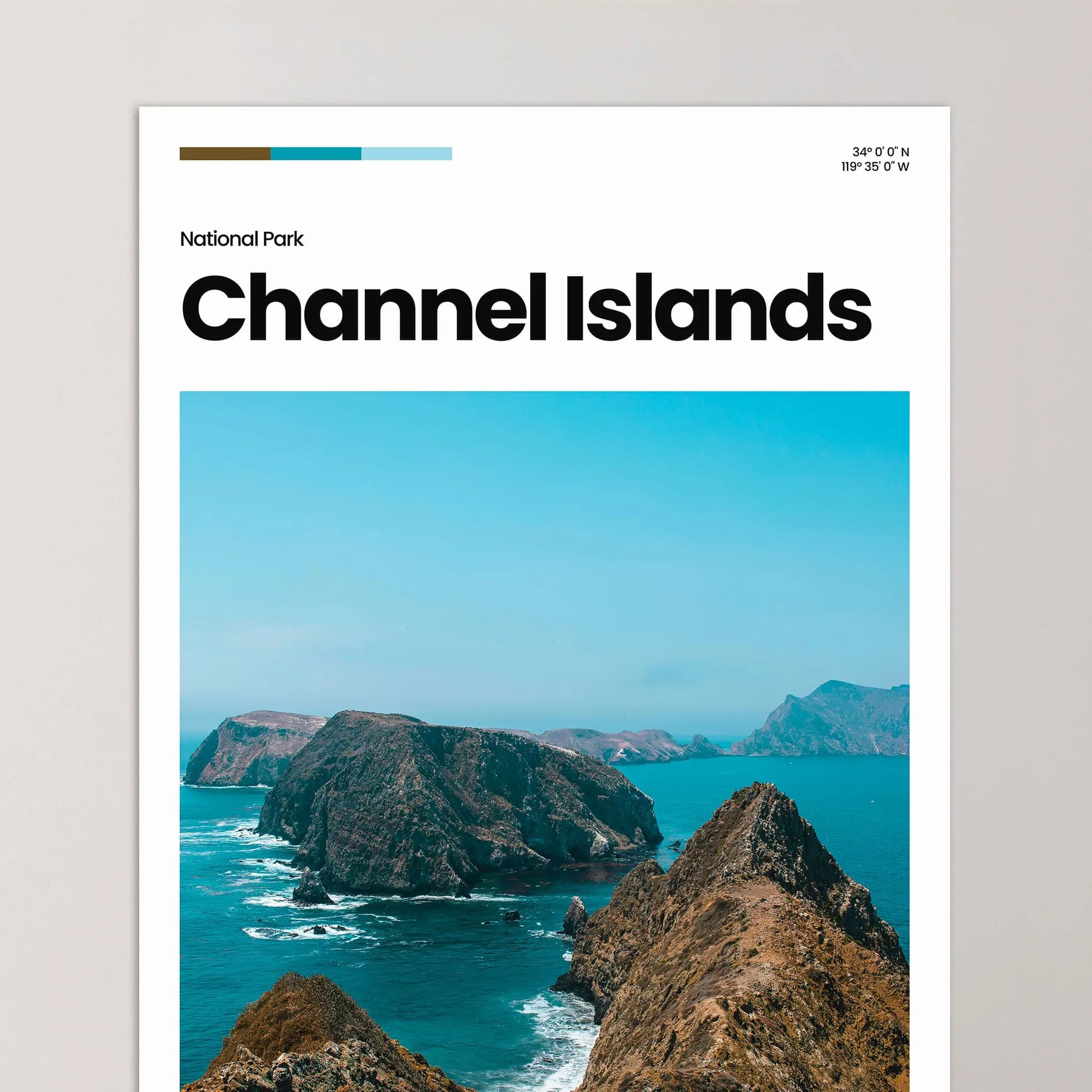 Channel Islands Poster – Vintage Wall Art Print