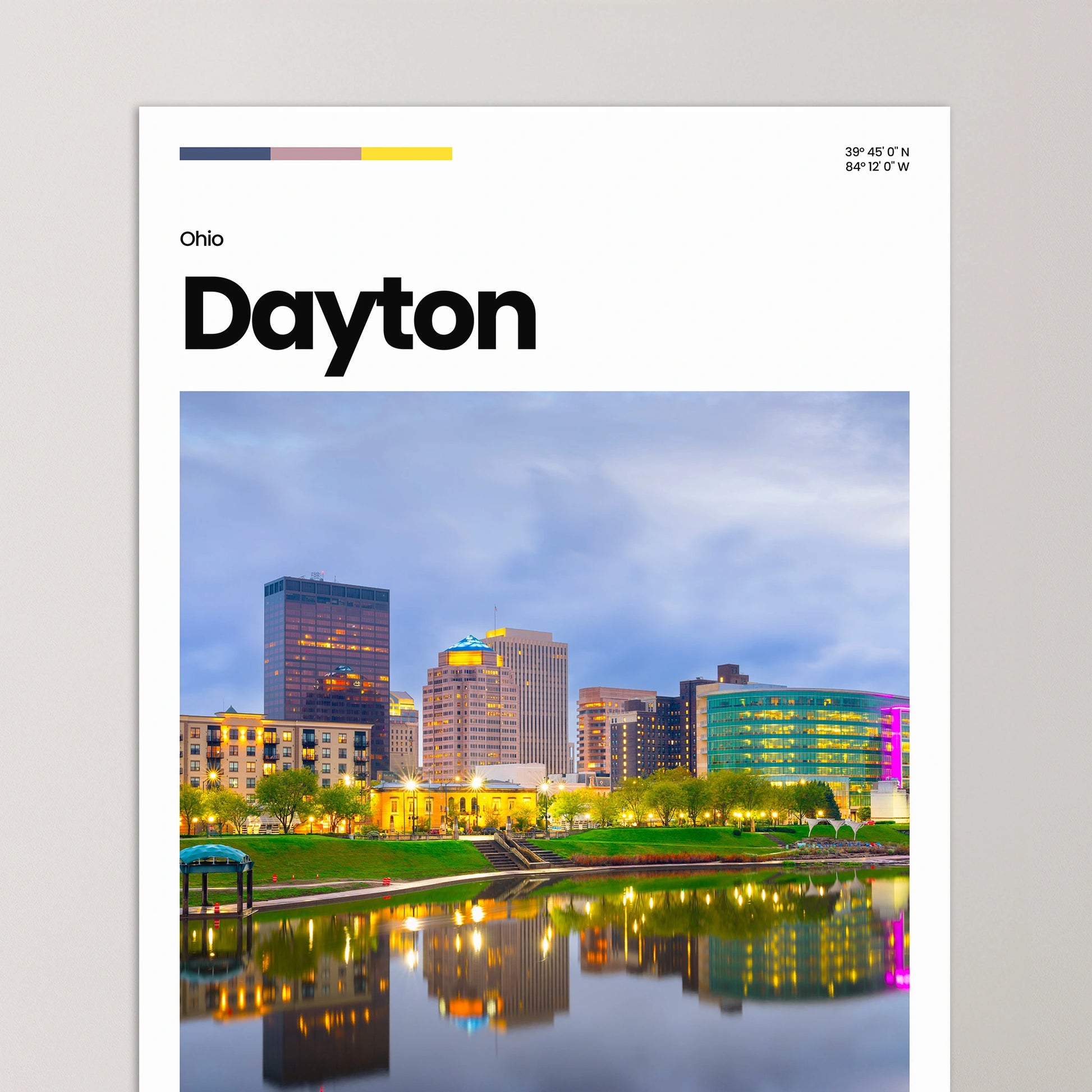 Dayton Poster – Vintage Wall Art Print