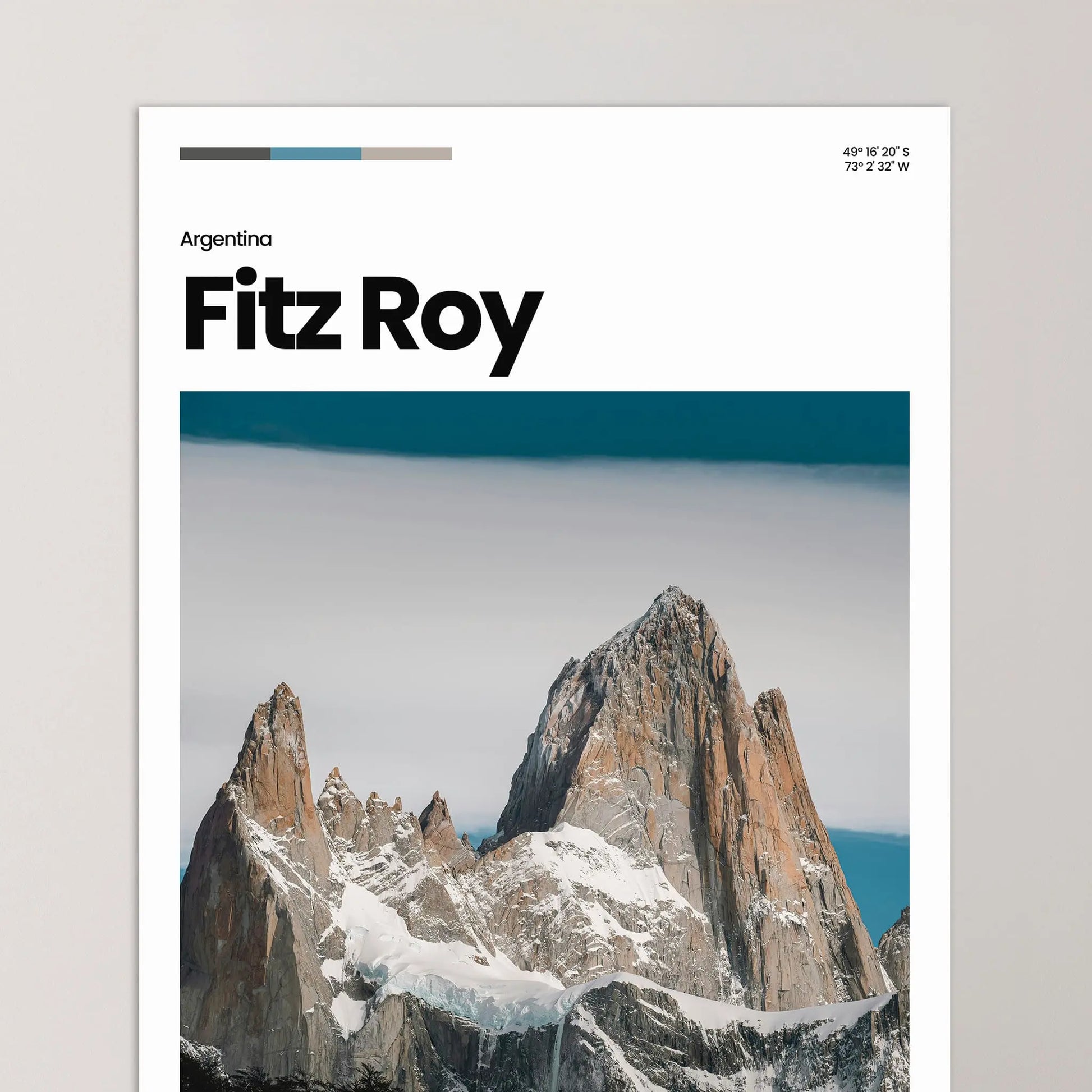 Fitz Roy Poster – Vintage Wall Art Print