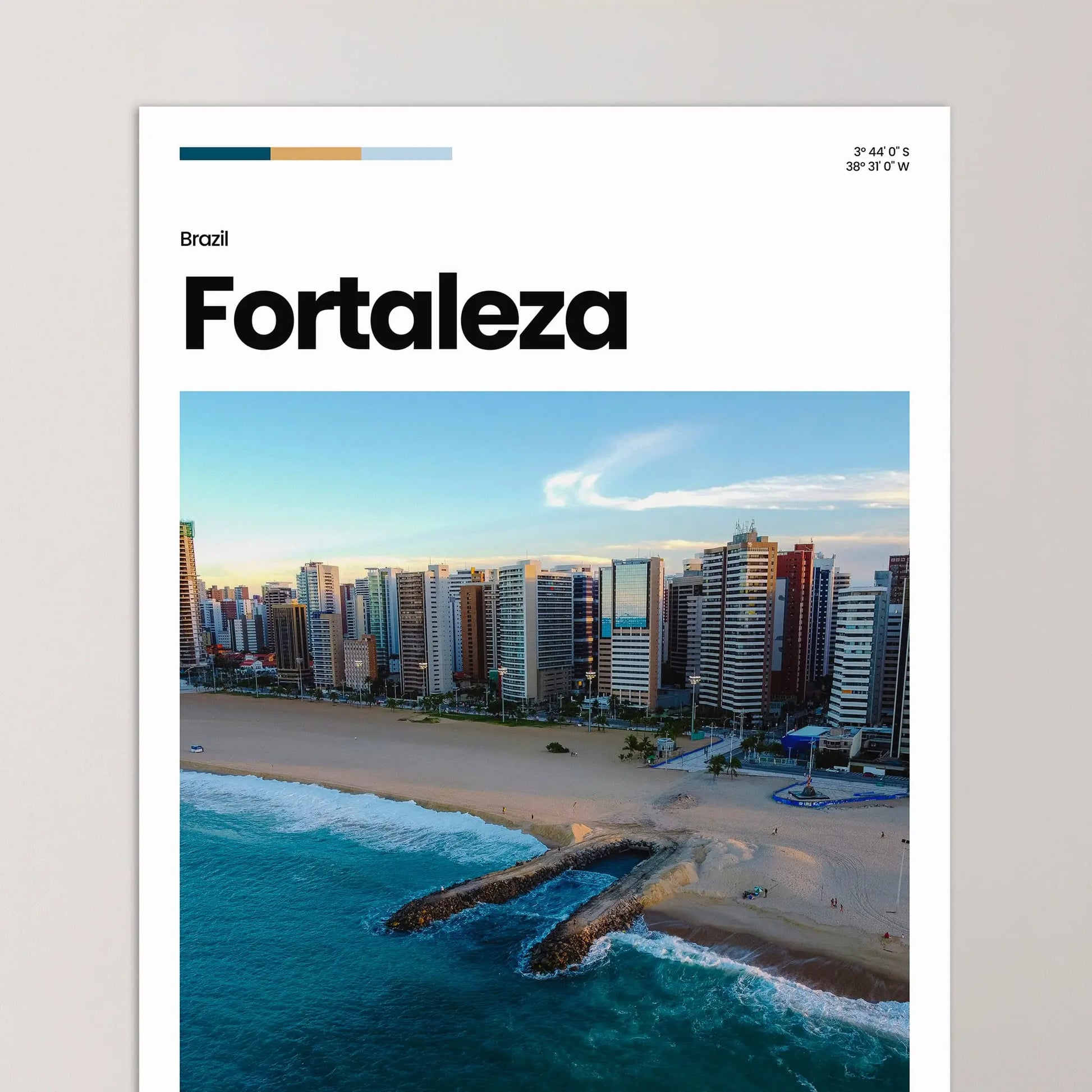 Fortaleza Poster – Vintage Wall Art Print