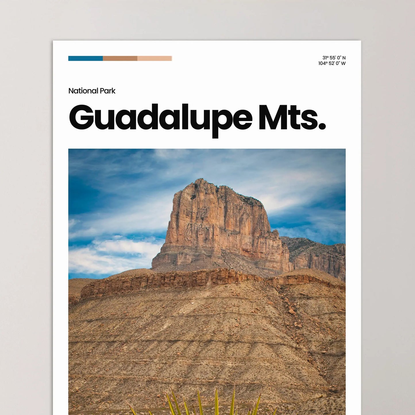 Guadalupe Moutains Poster