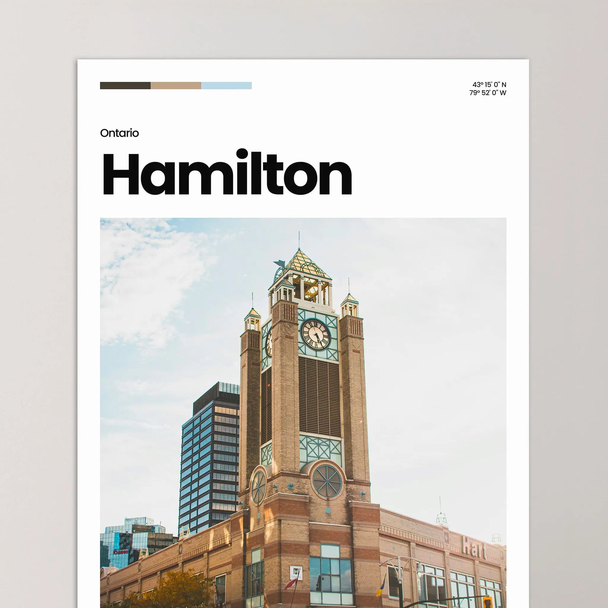 Hamilton Poster – Vintage Wall Art Print