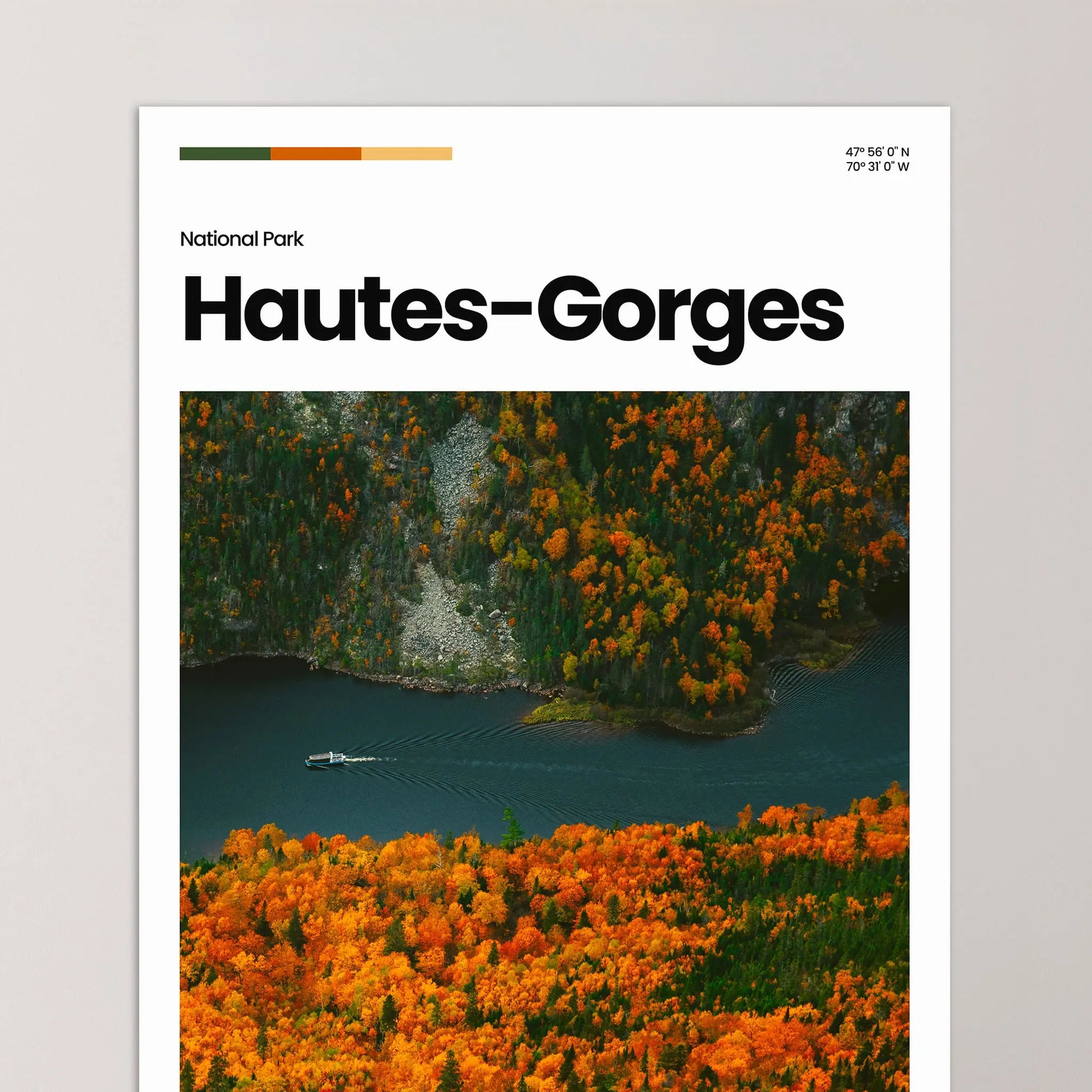 Hautes-Gorges Poster – Vintage Wall Art Print