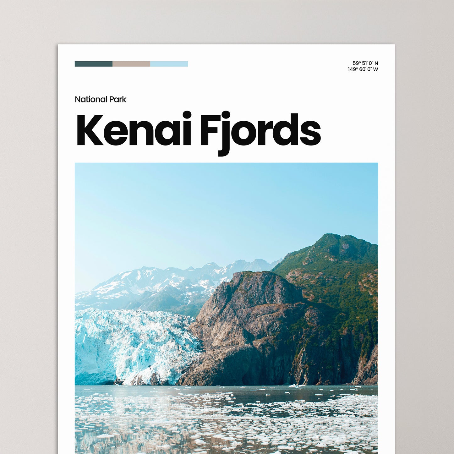 Kenai Fjords Poster