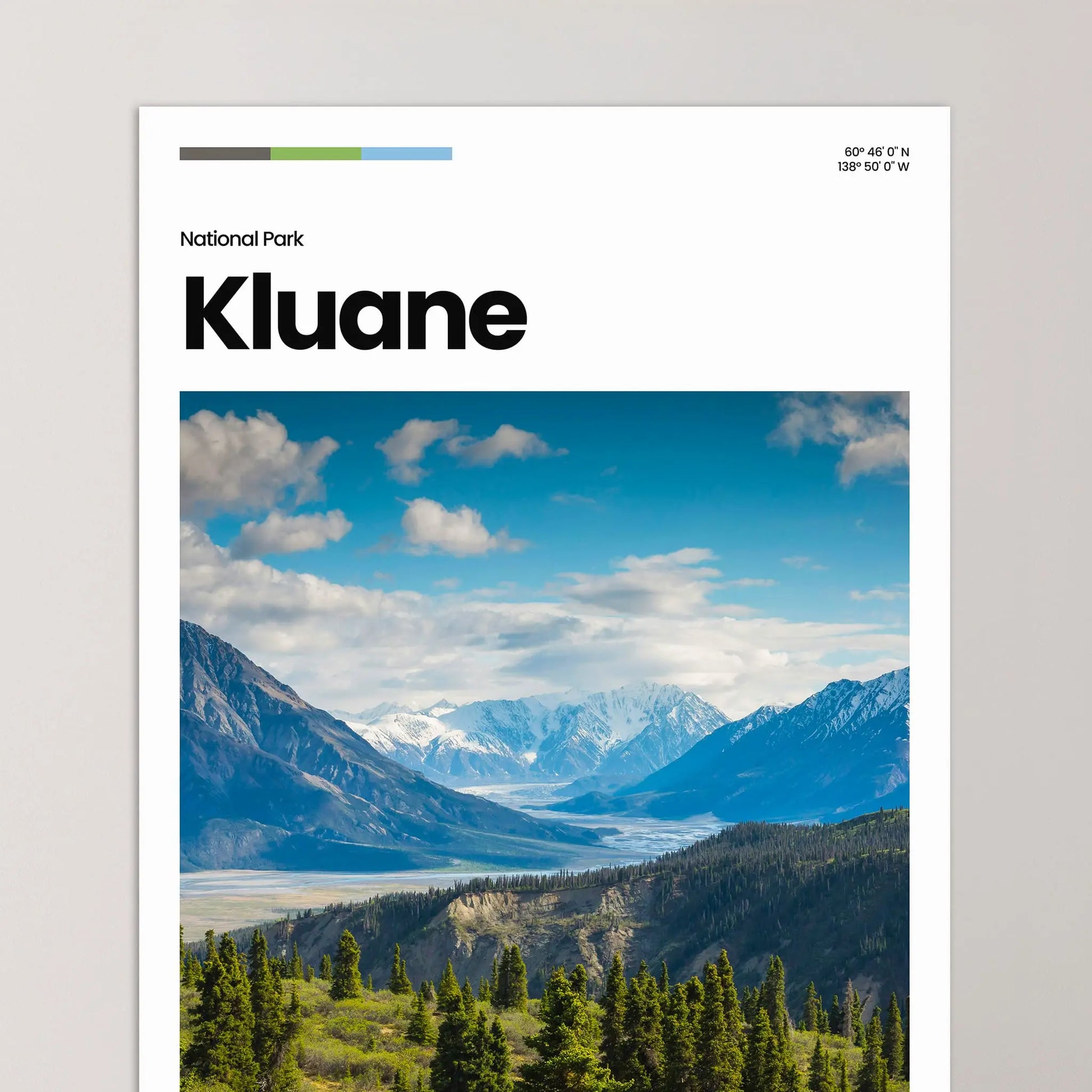 Kluane Poster – Vintage Wall Art Print