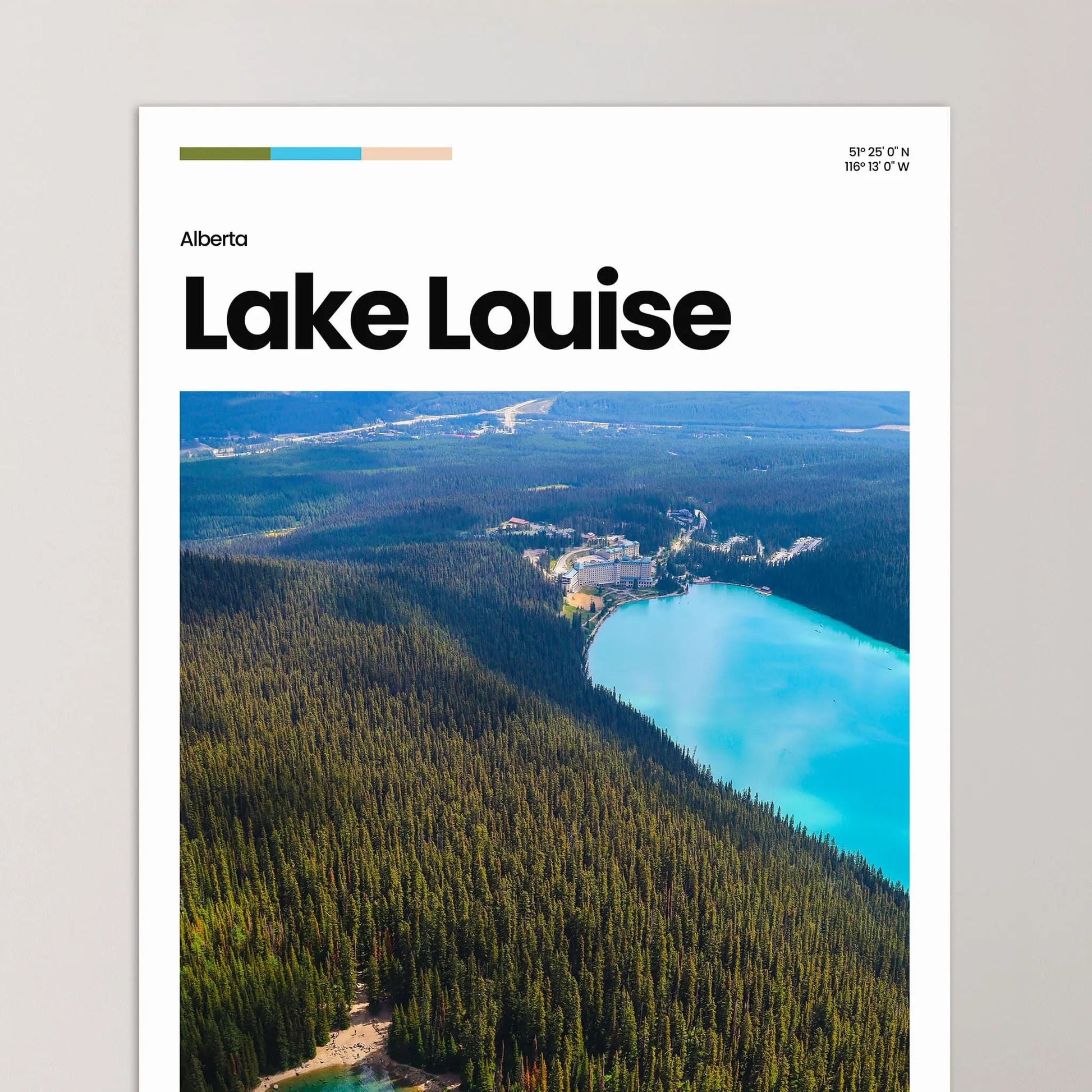 Lake Louise Poster – Vintage Wall Art Print