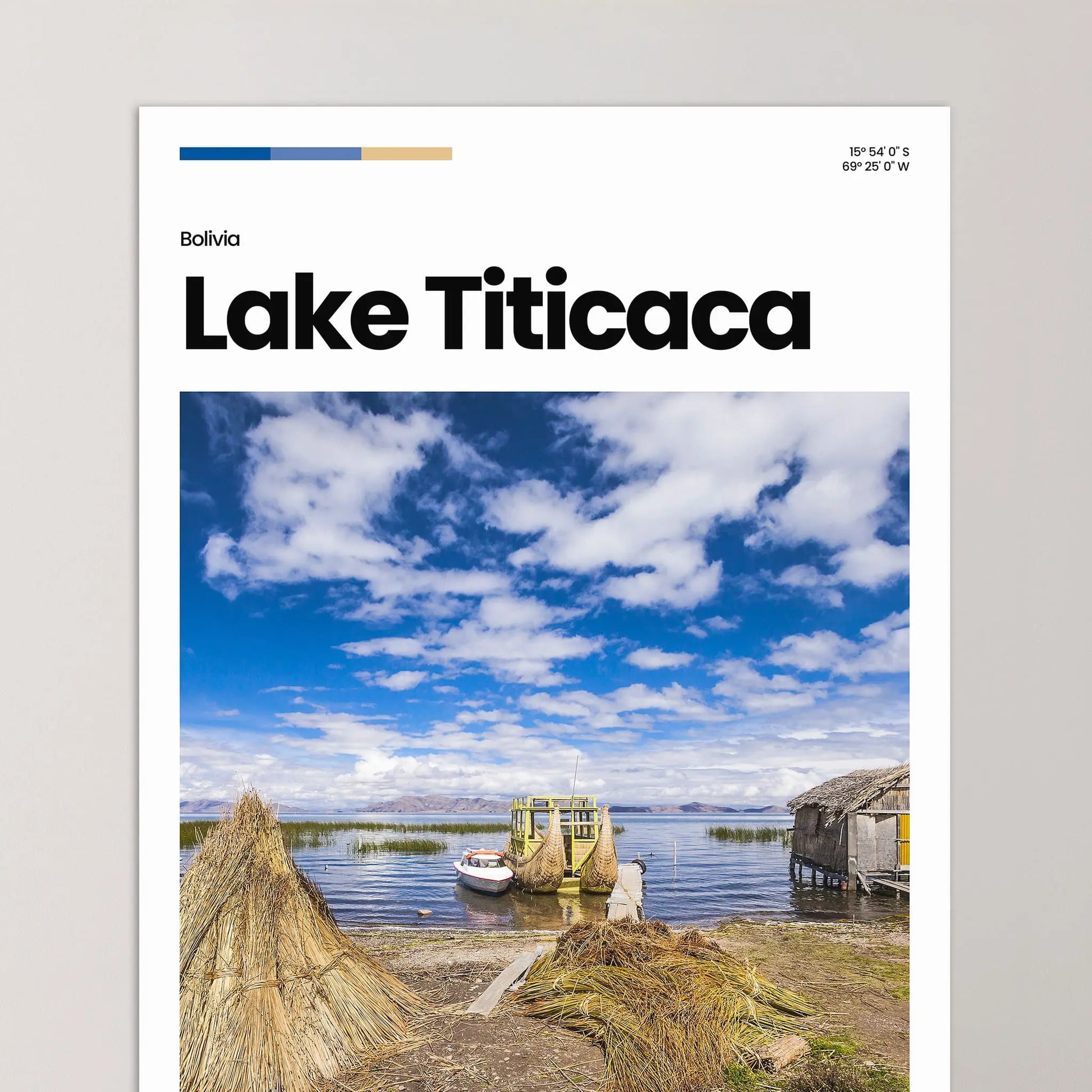 Lake Titicaca Poster – Vintage Wall Art Print