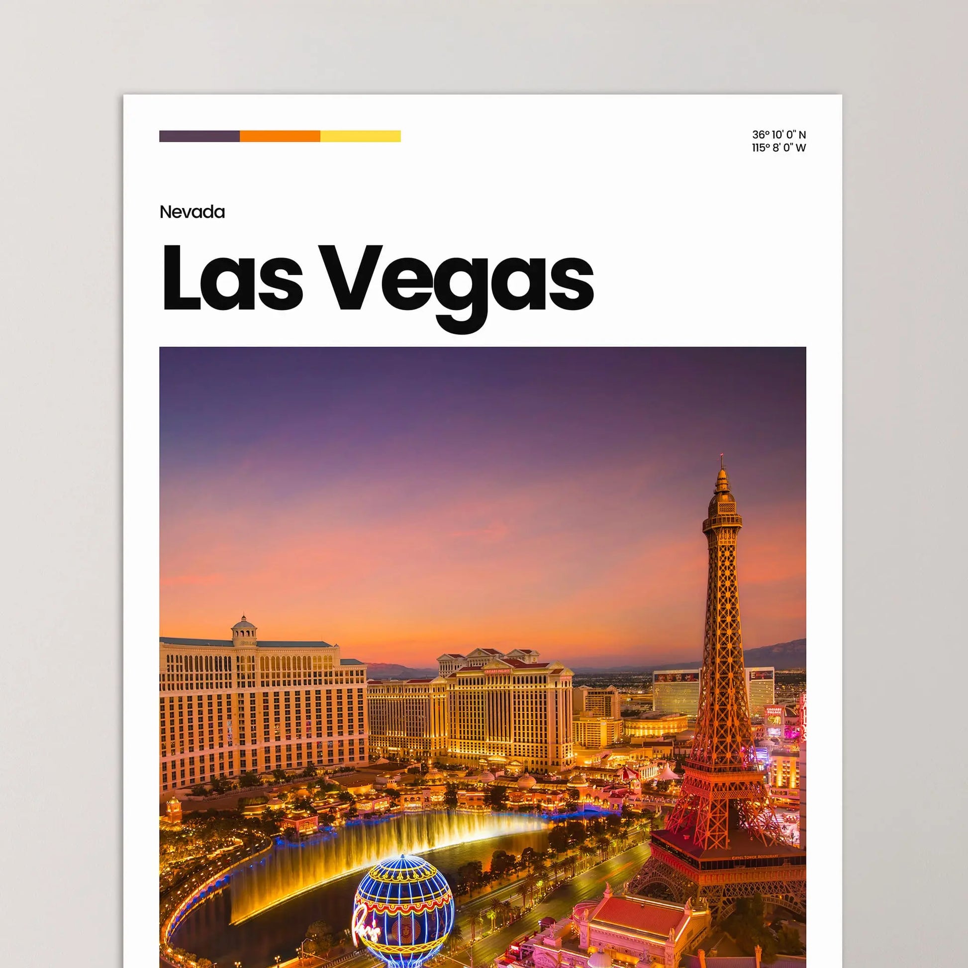 Las Vegas Poster – Vintage Wall Art Print