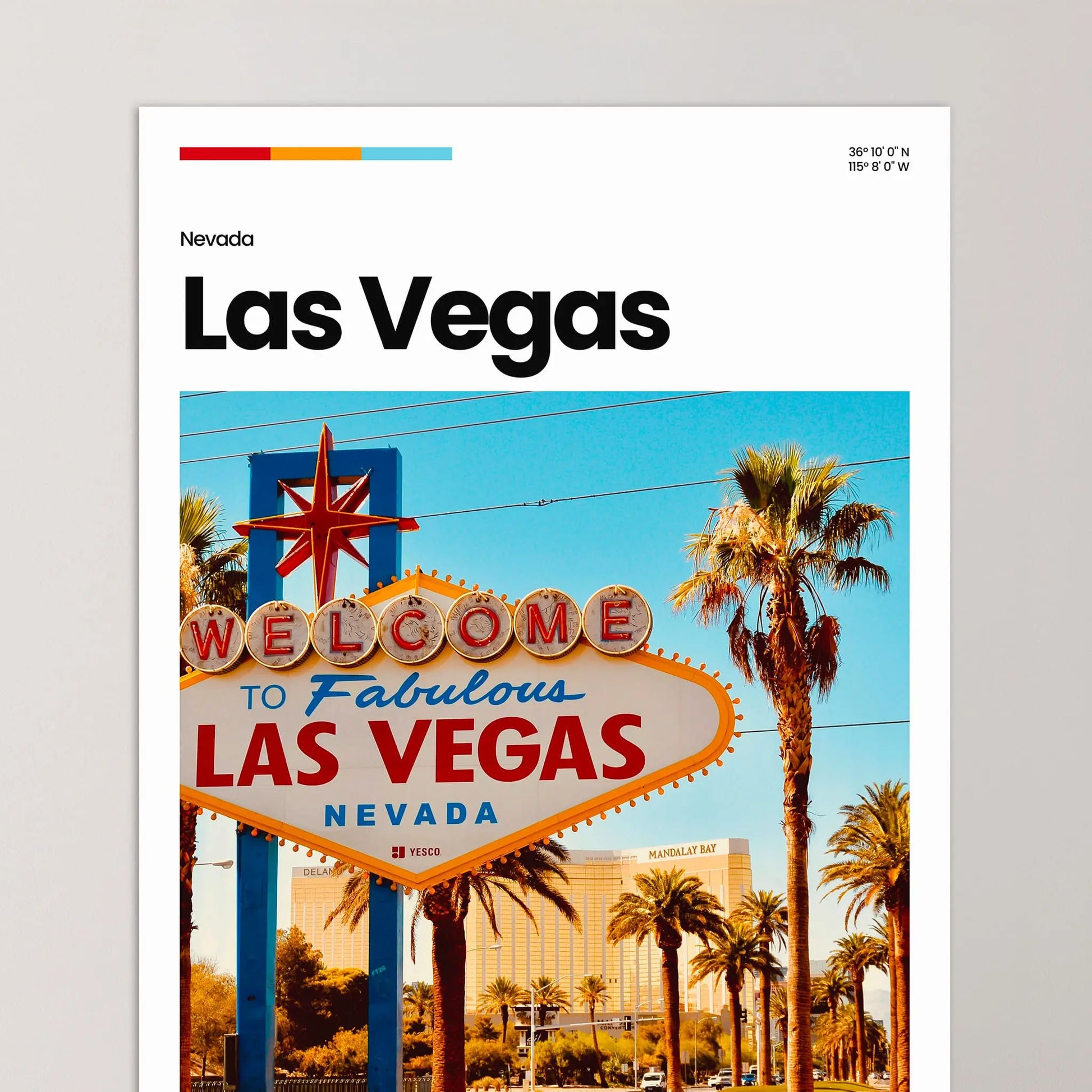 Las Vegas Poster – Vintage Wall Art Print