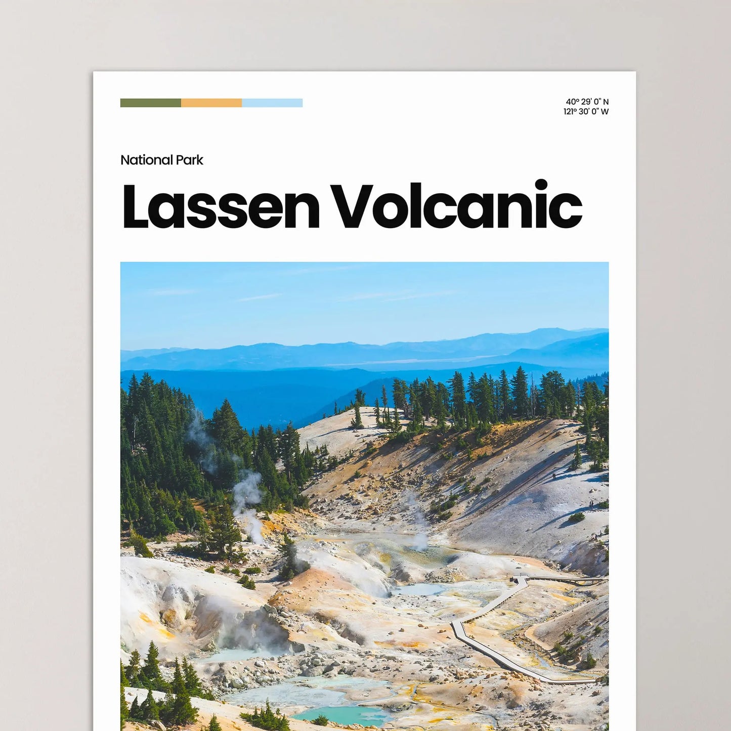 Lassen Volcanic Poster