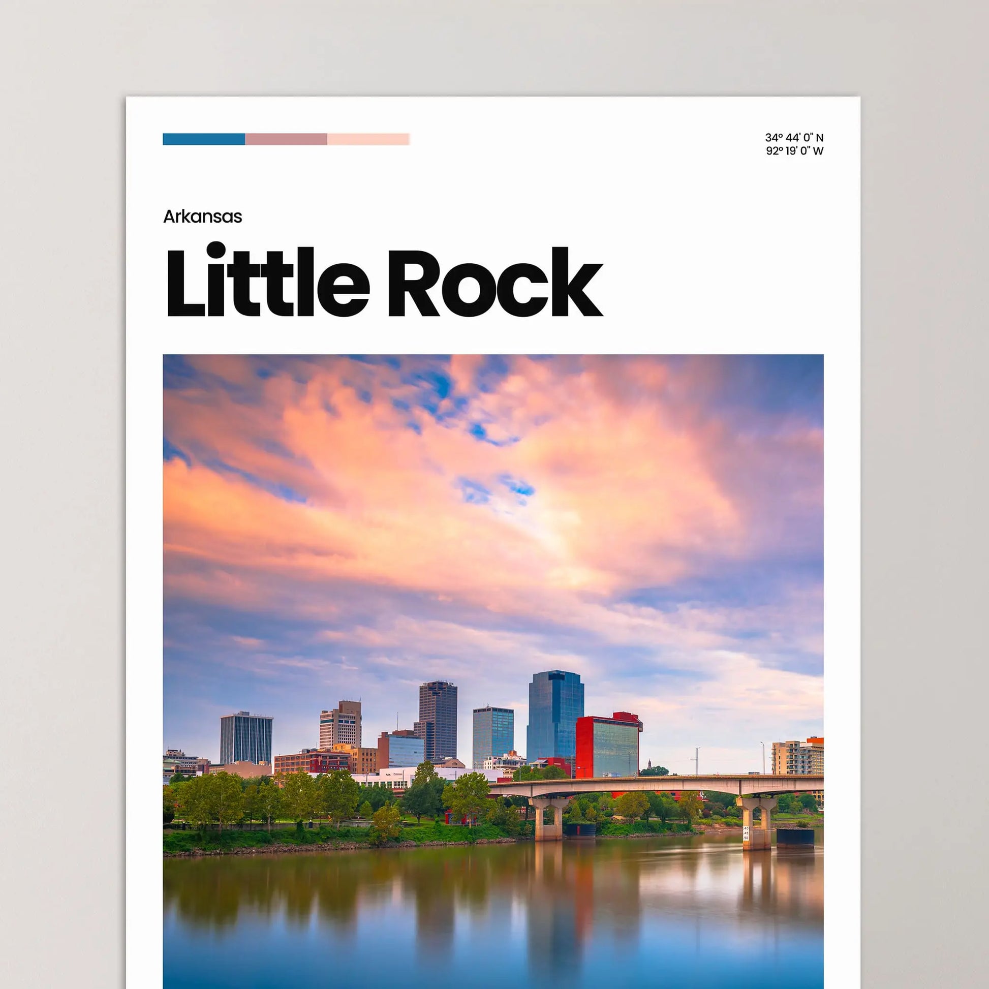 Little Rock Poster – Vintage Wall Art Print
