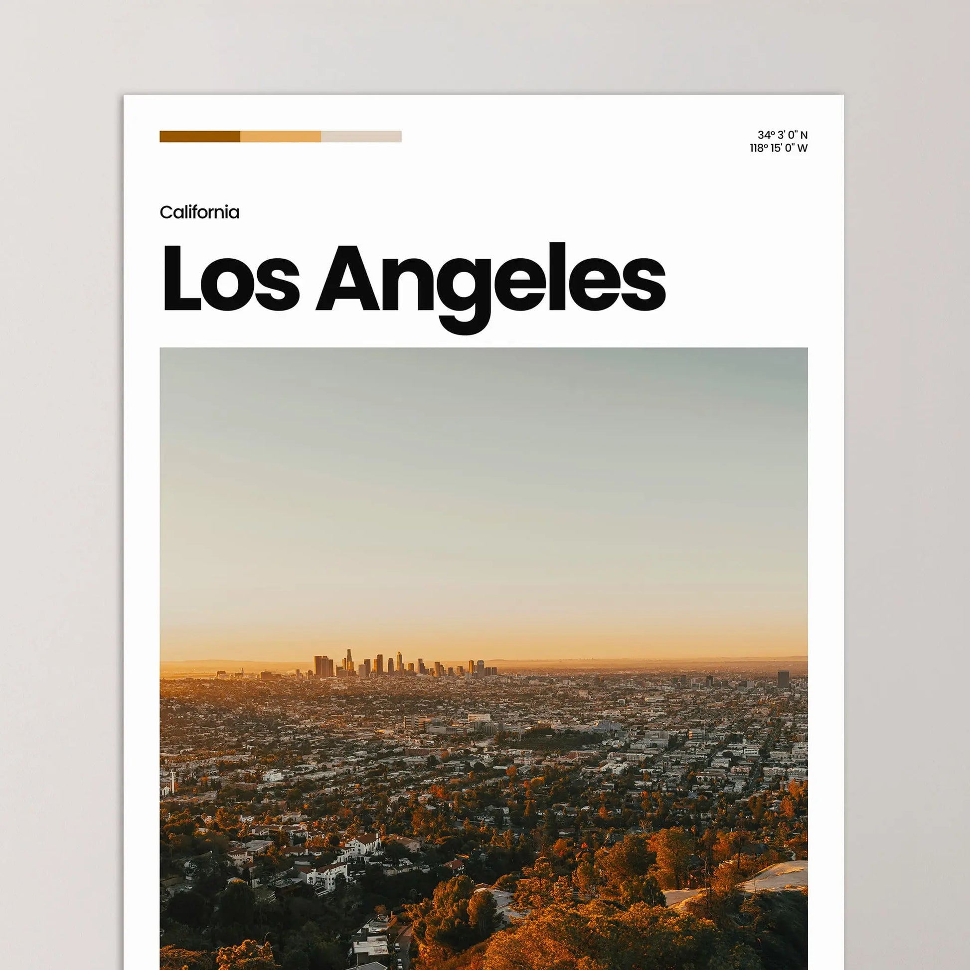 Los Angeles Poster – Vintage Wall Art Print