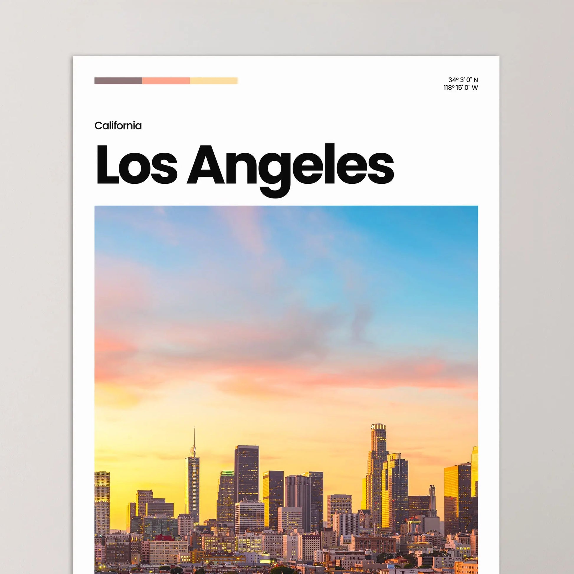 Los Angeles Poster – Vintage Wall Art Print