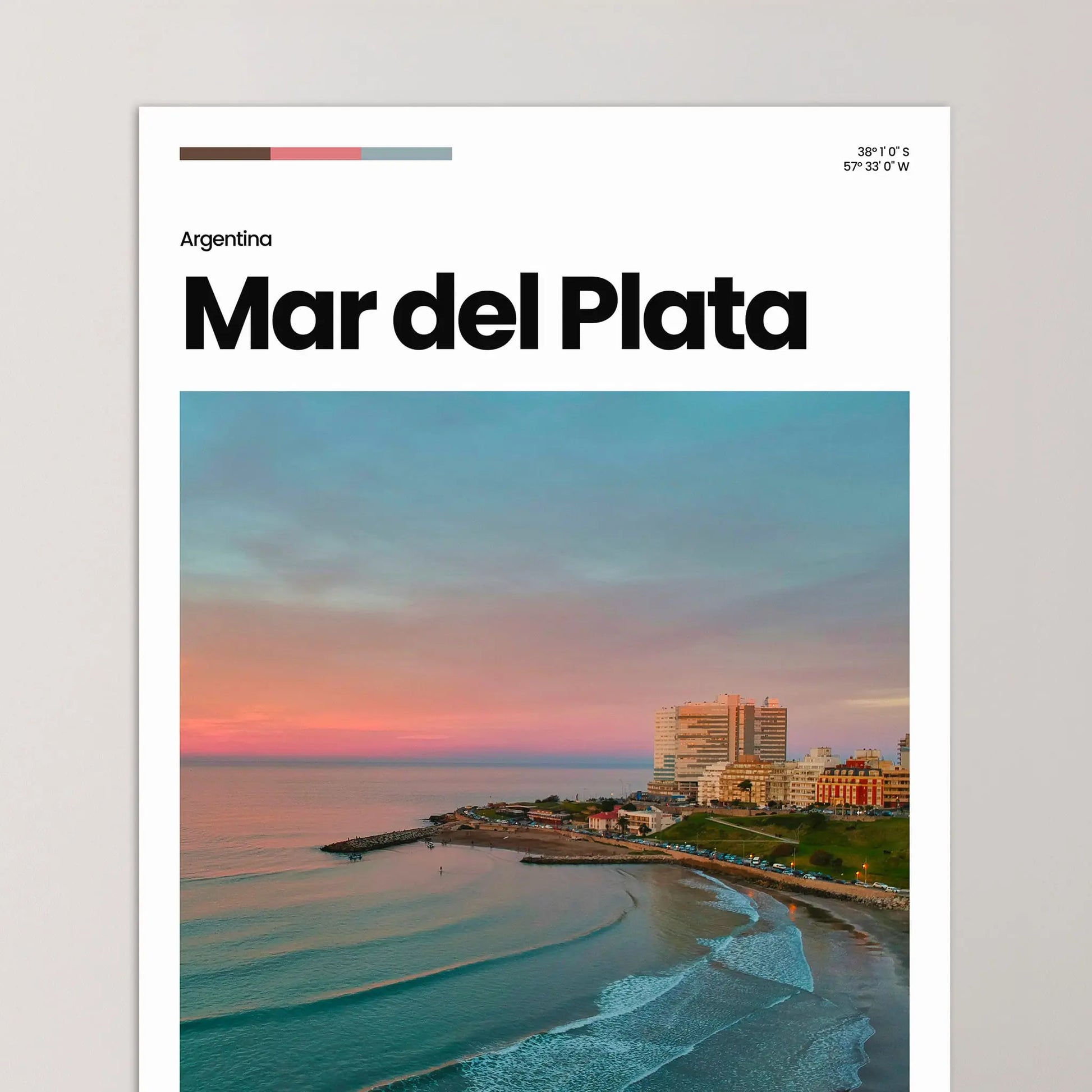 Mar del Plata Poster – Vintage Wall Art Print
