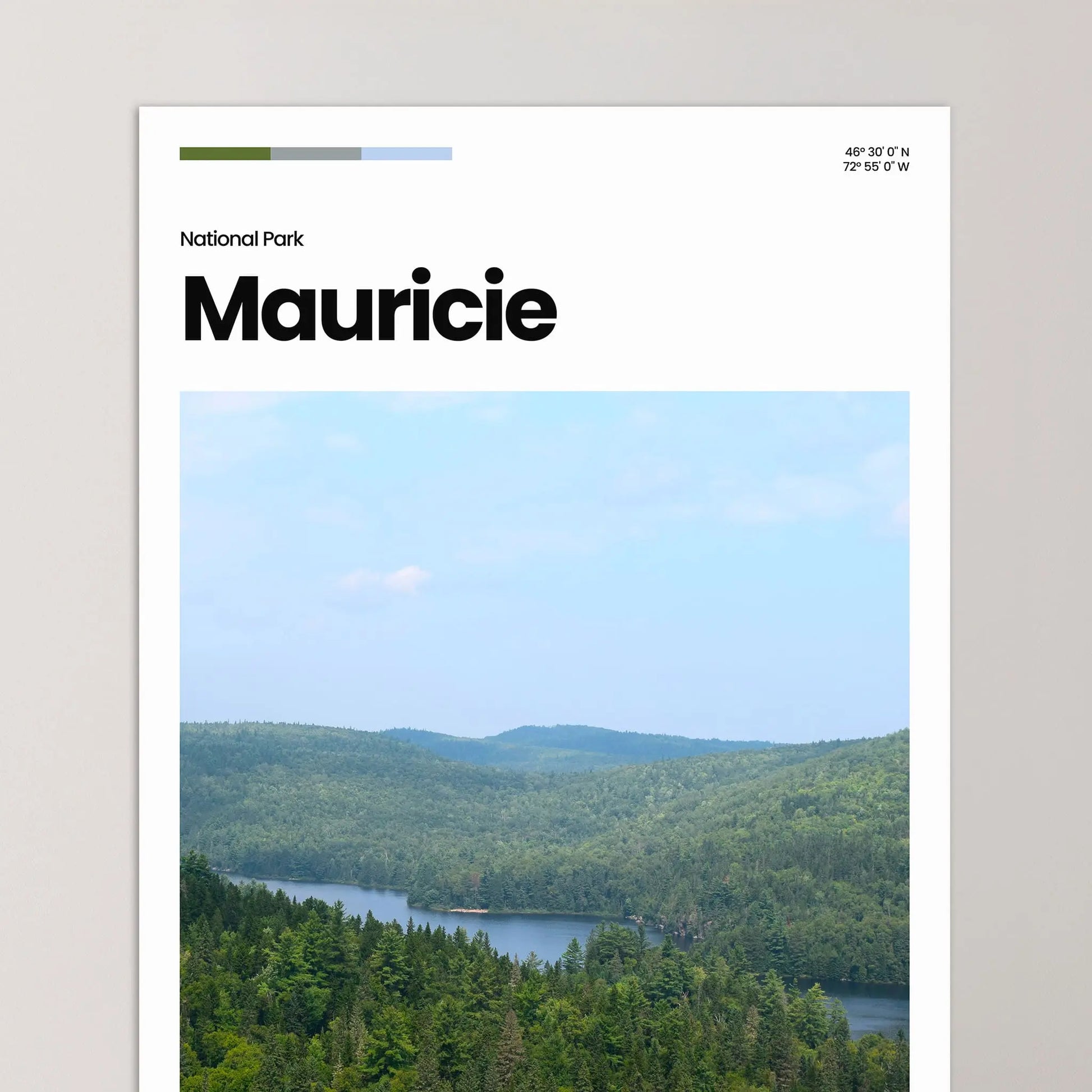 Mauricie Poster – Vintage Wall Art Print