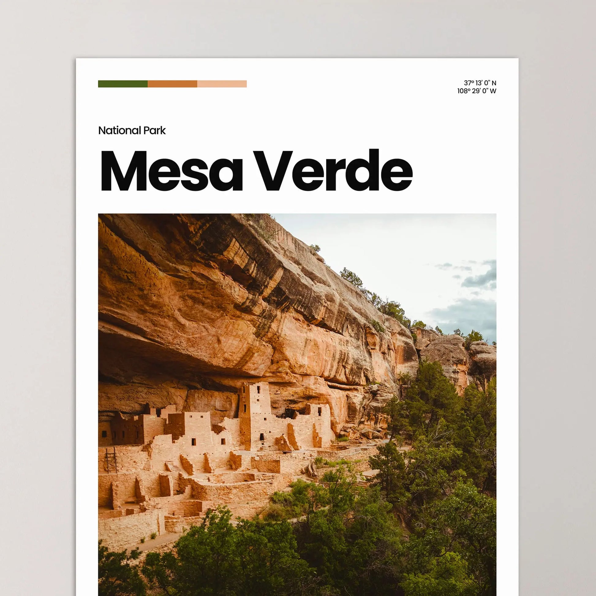 Mesa Verde Poster – Vintage Wall Art Print