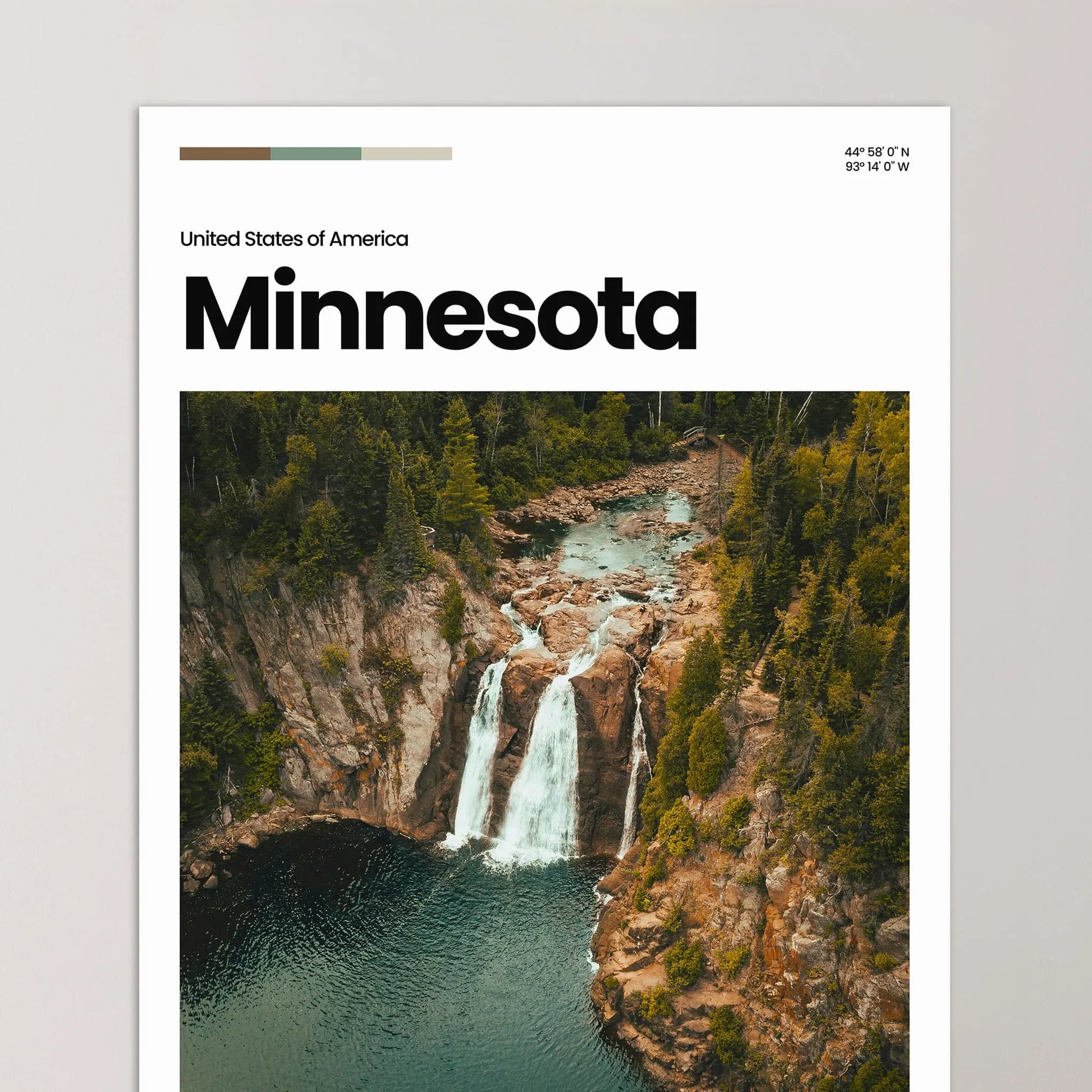 Minneasota Poster – Vintage Wall Art Print