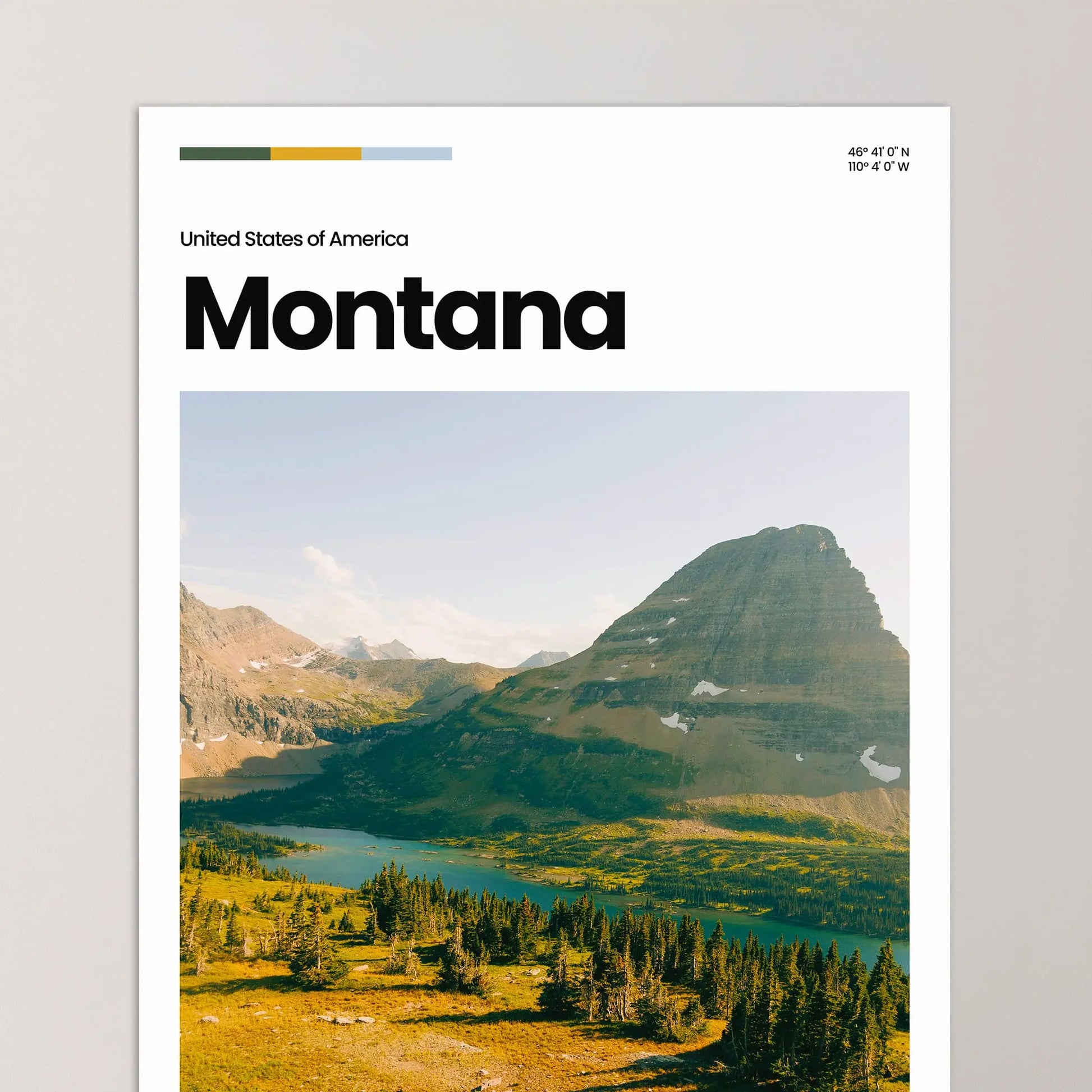 Montana Poster – Vintage Wall Art Print