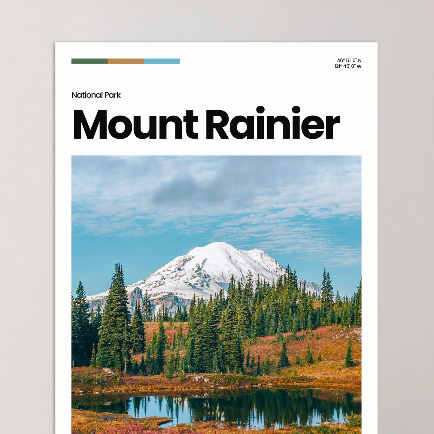 Mount Rainier Poster