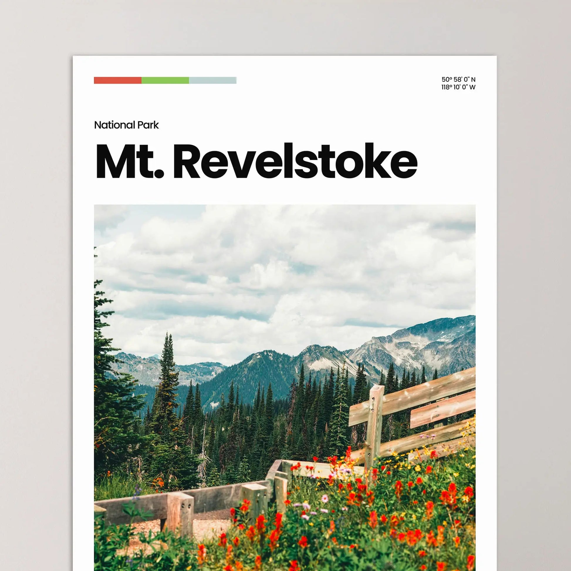 Mount Revelstoke Poster – Vintage Wall Art Print