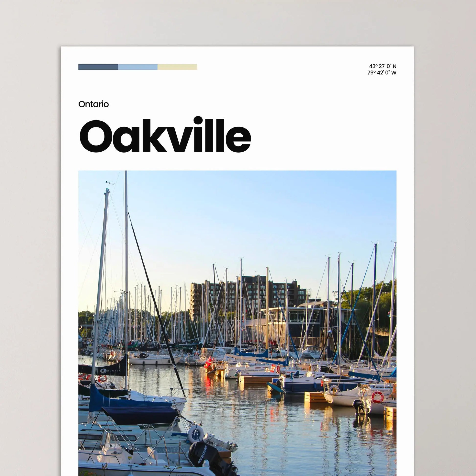 Oakville Poster – Vintage Wall Art Print