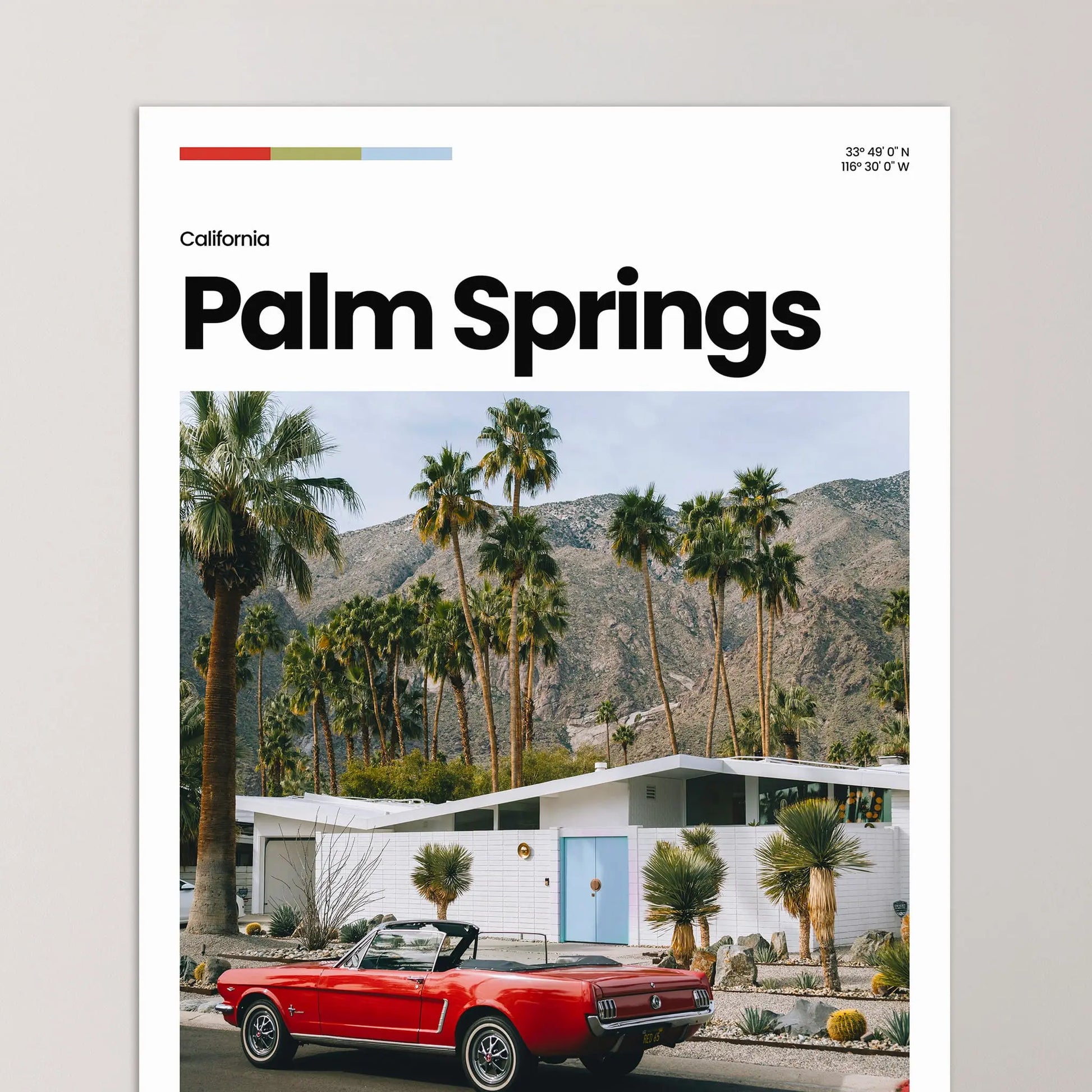 Palm Springs Poster – Vintage Wall Art Print