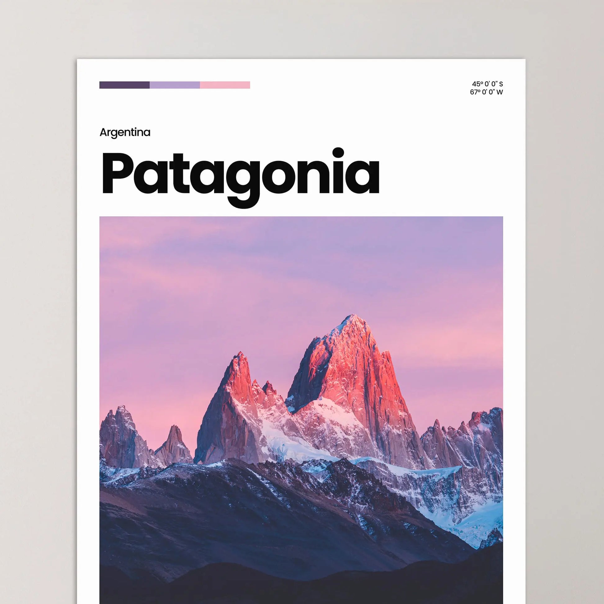 Patagonia Poster – Vintage Wall Art Print