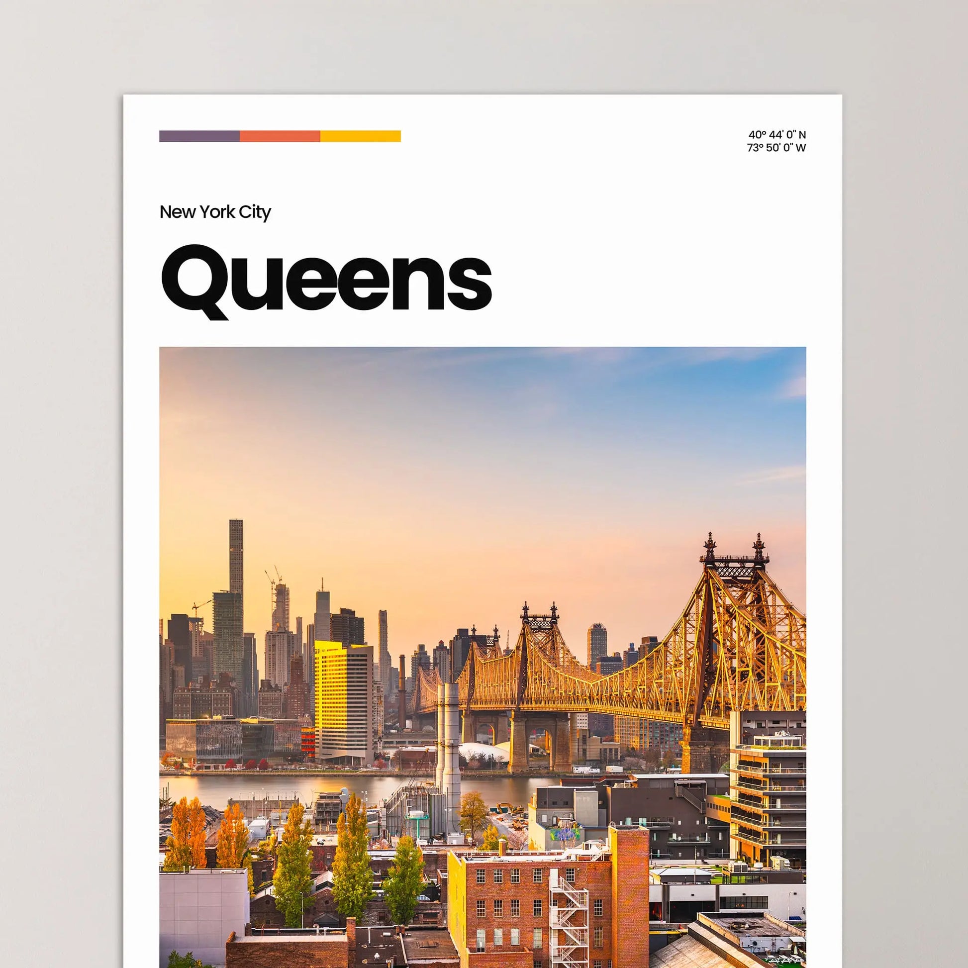 Queens Poster – Vintage Wall Art Print