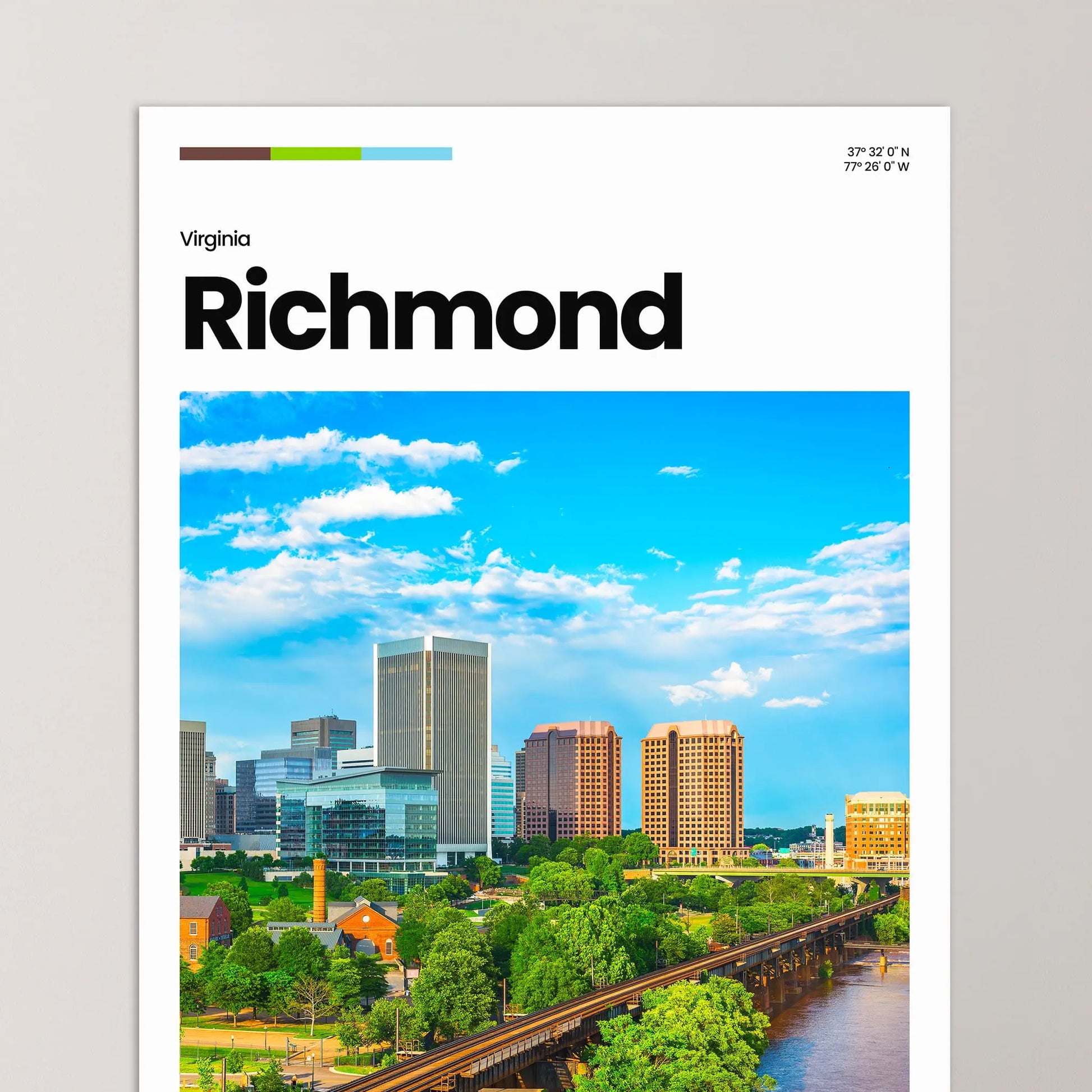 Richmond Poster – Vintage Wall Art Print