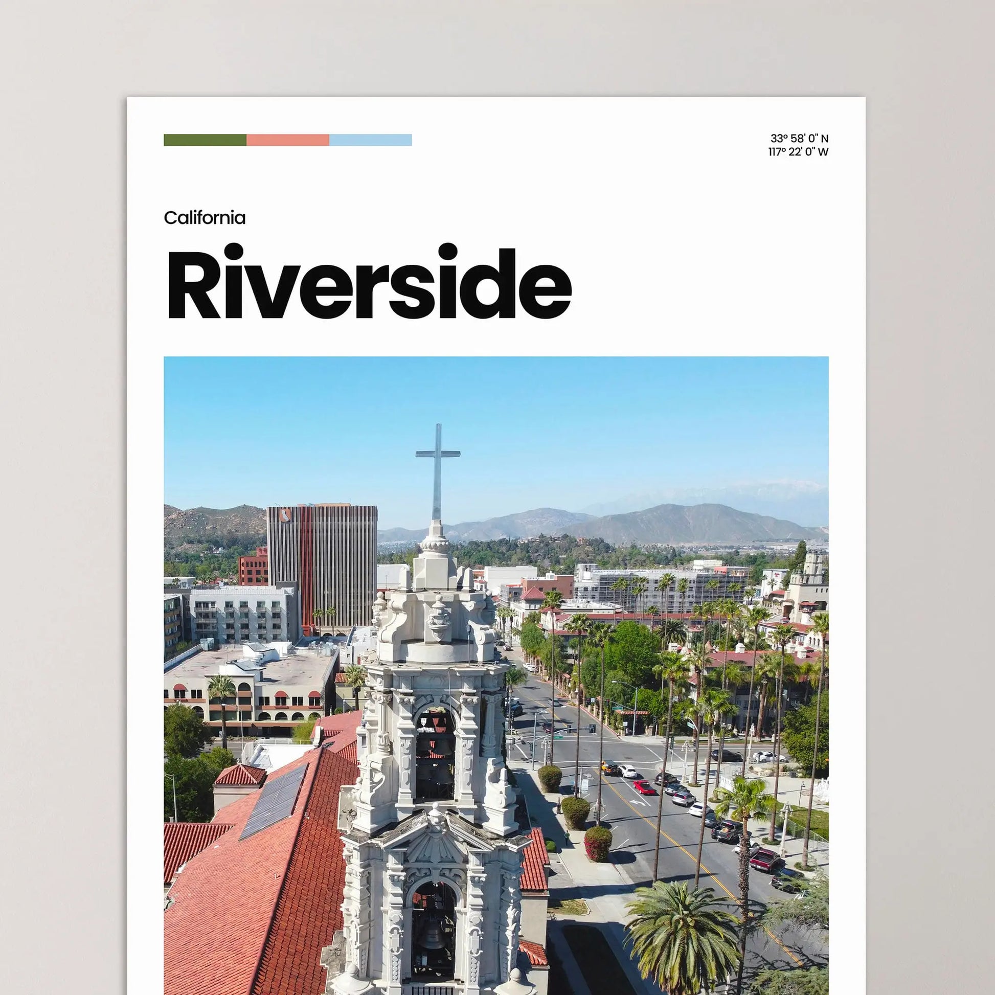 Riverside Poster – Vintage Wall Art Print