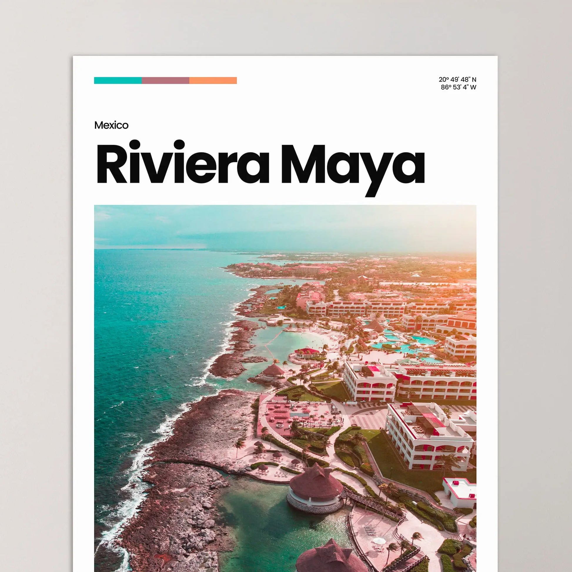 Riviera Maya Poster – Vintage Wall Art Print