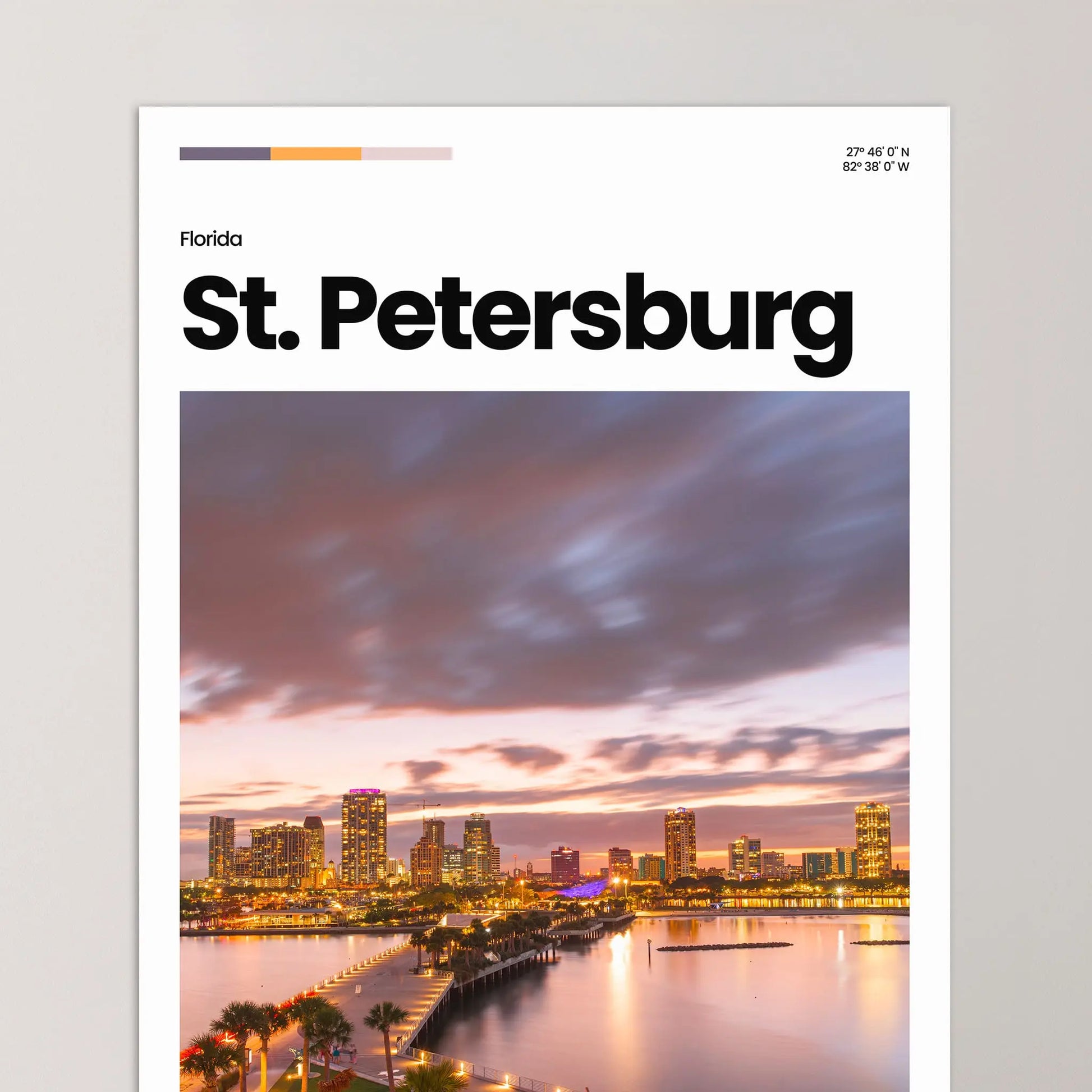 Saint Augustine Poster – Vintage Wall Art Print