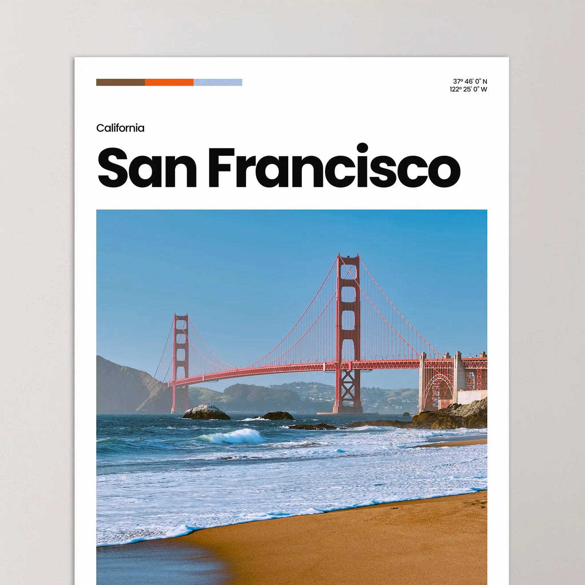 San Francisco Poster – Vintage Wall Art Print