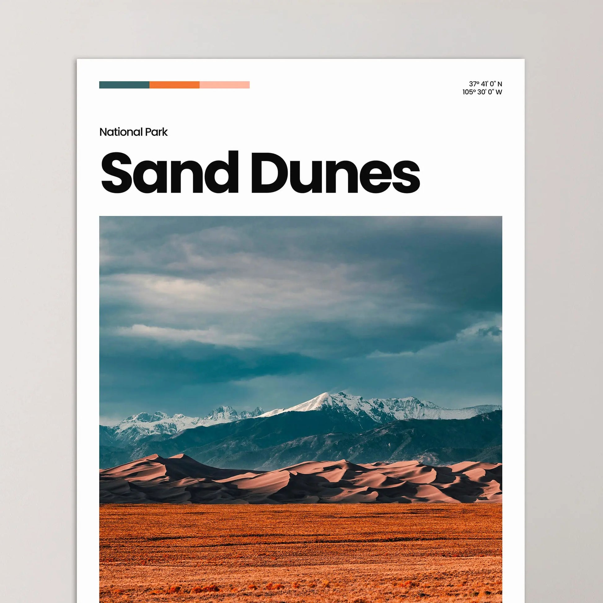 Sand Dunes Poster – Vintage Wall Art Print