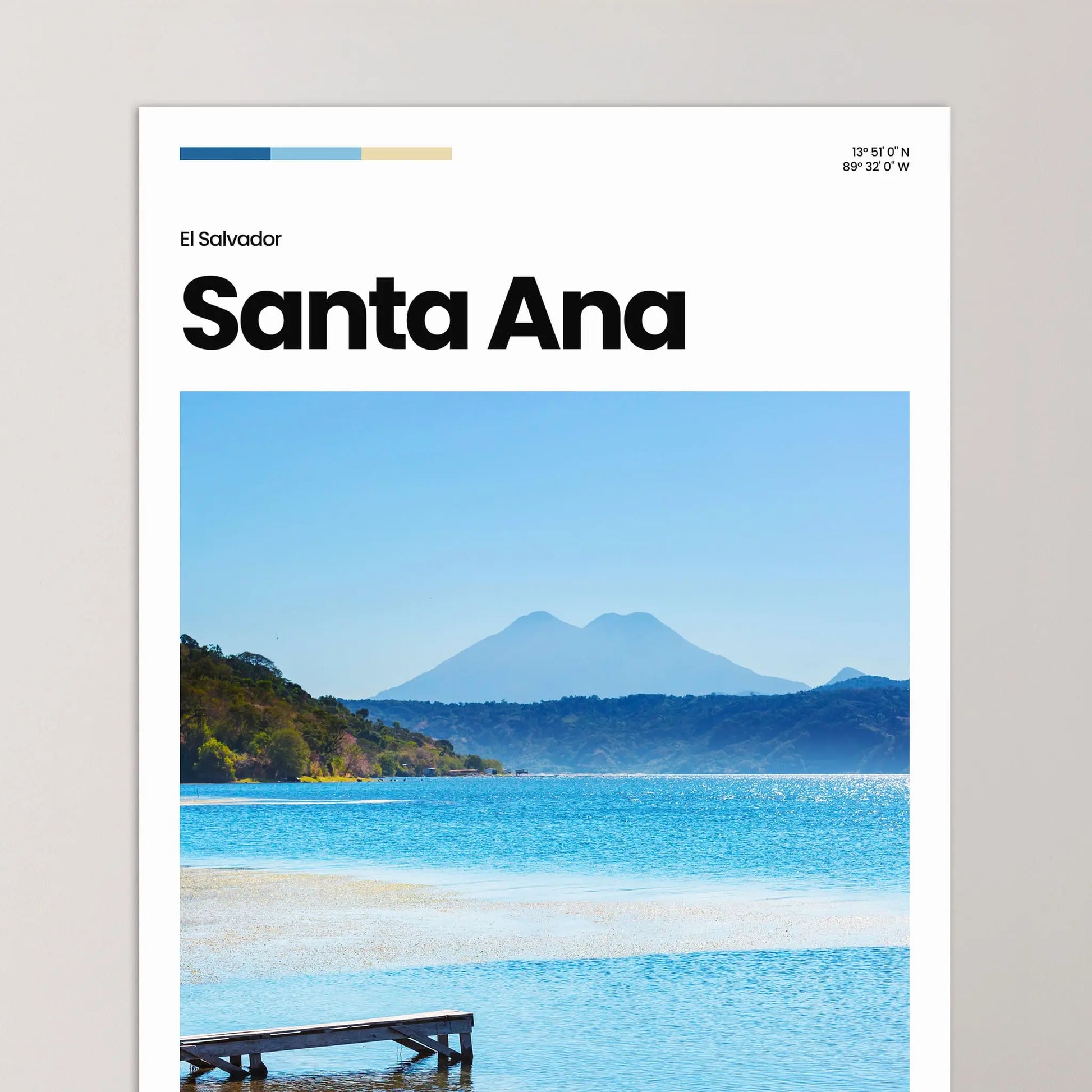 Santa Ana Poster – Vintage Wall Art Print