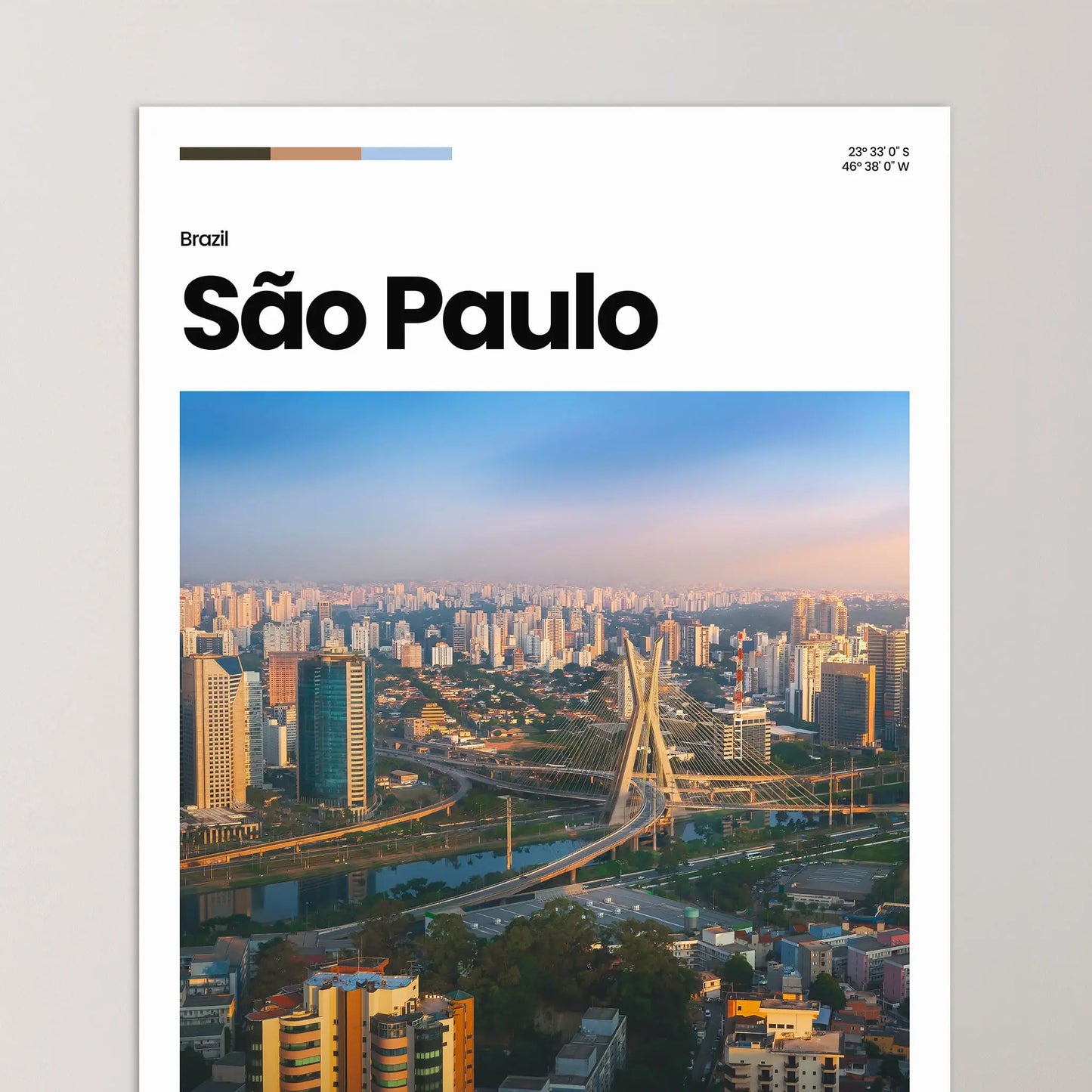 São Paulo Poster