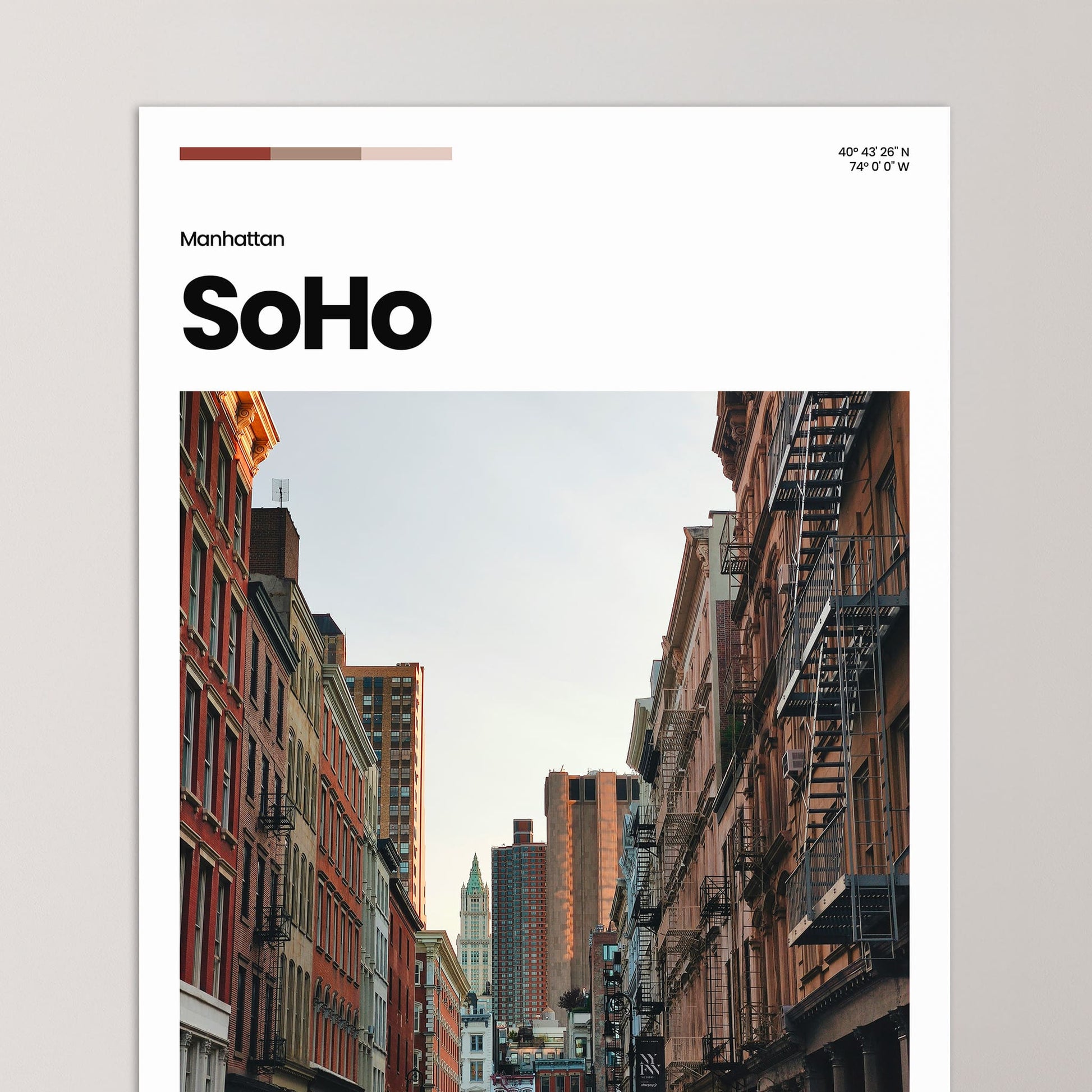 SoHo Poster – Vintage Wall Art Print