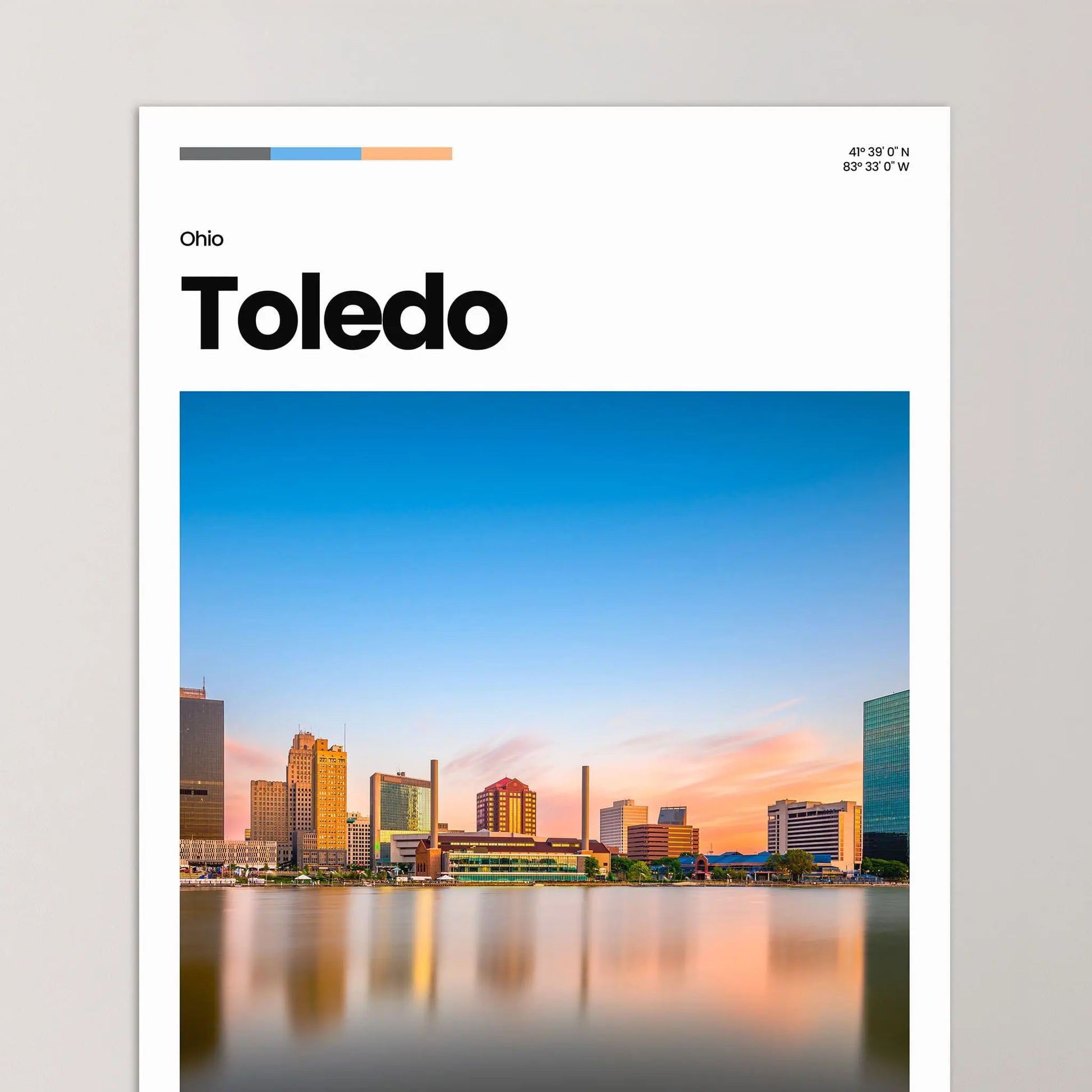 Toledo Poster – Vintage Wall Art Print
