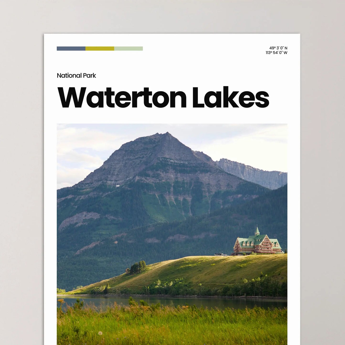 Waterton Lakes Poster