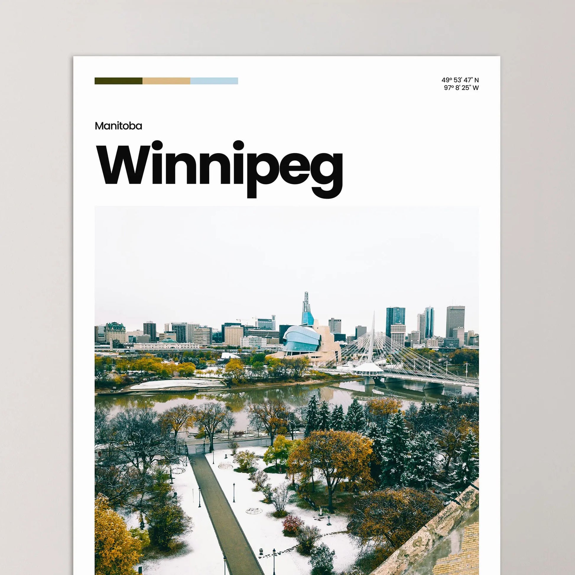 Winnipeg Poster – Vintage Wall Art Print