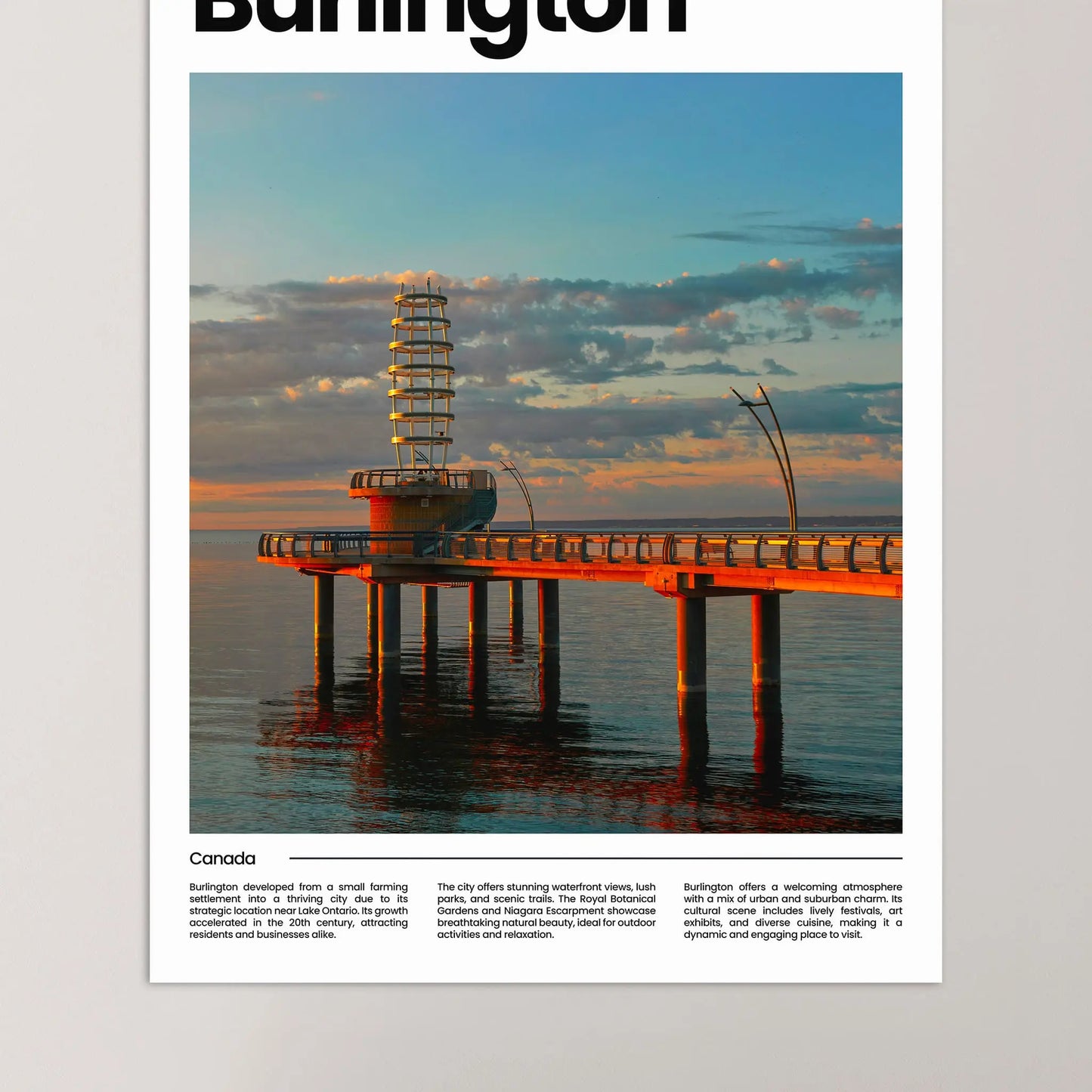 Burlington Poster