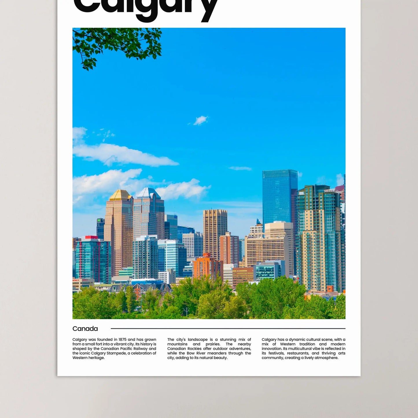 Calgary Poster